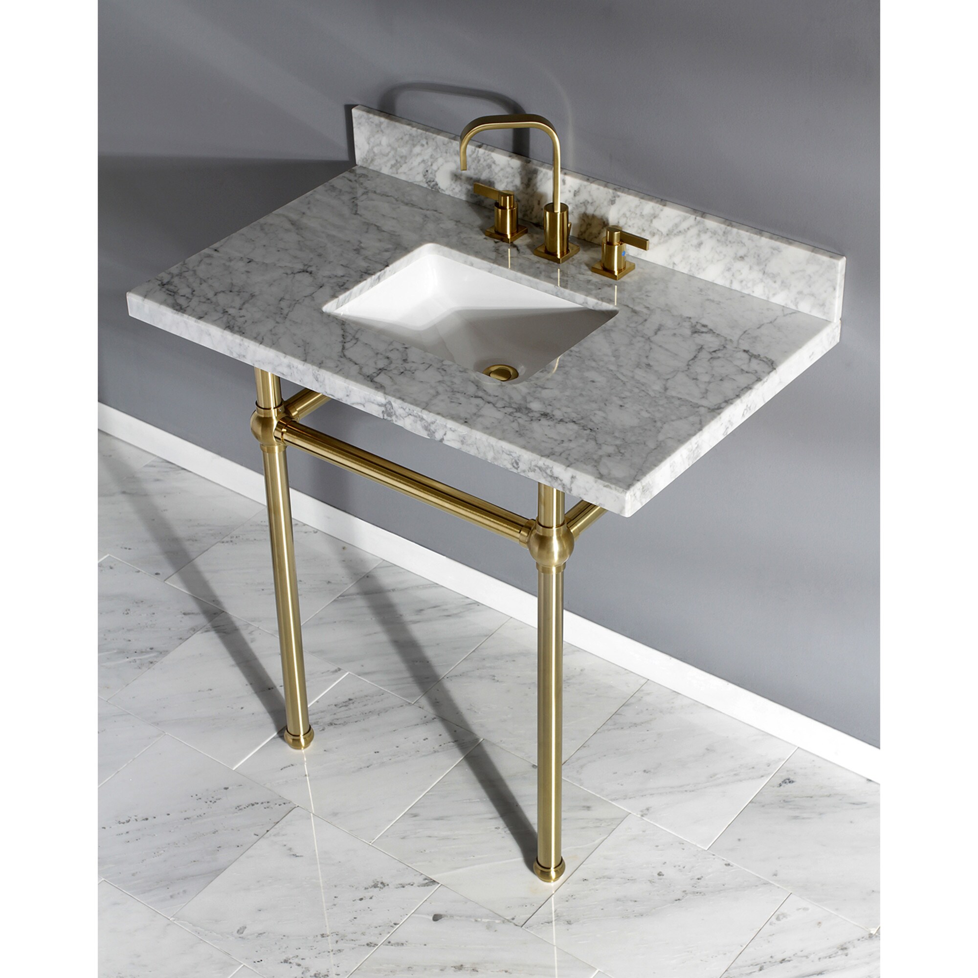 Kingston Brass WLKVPB36MBSQ7 Bath-Sink - View #4