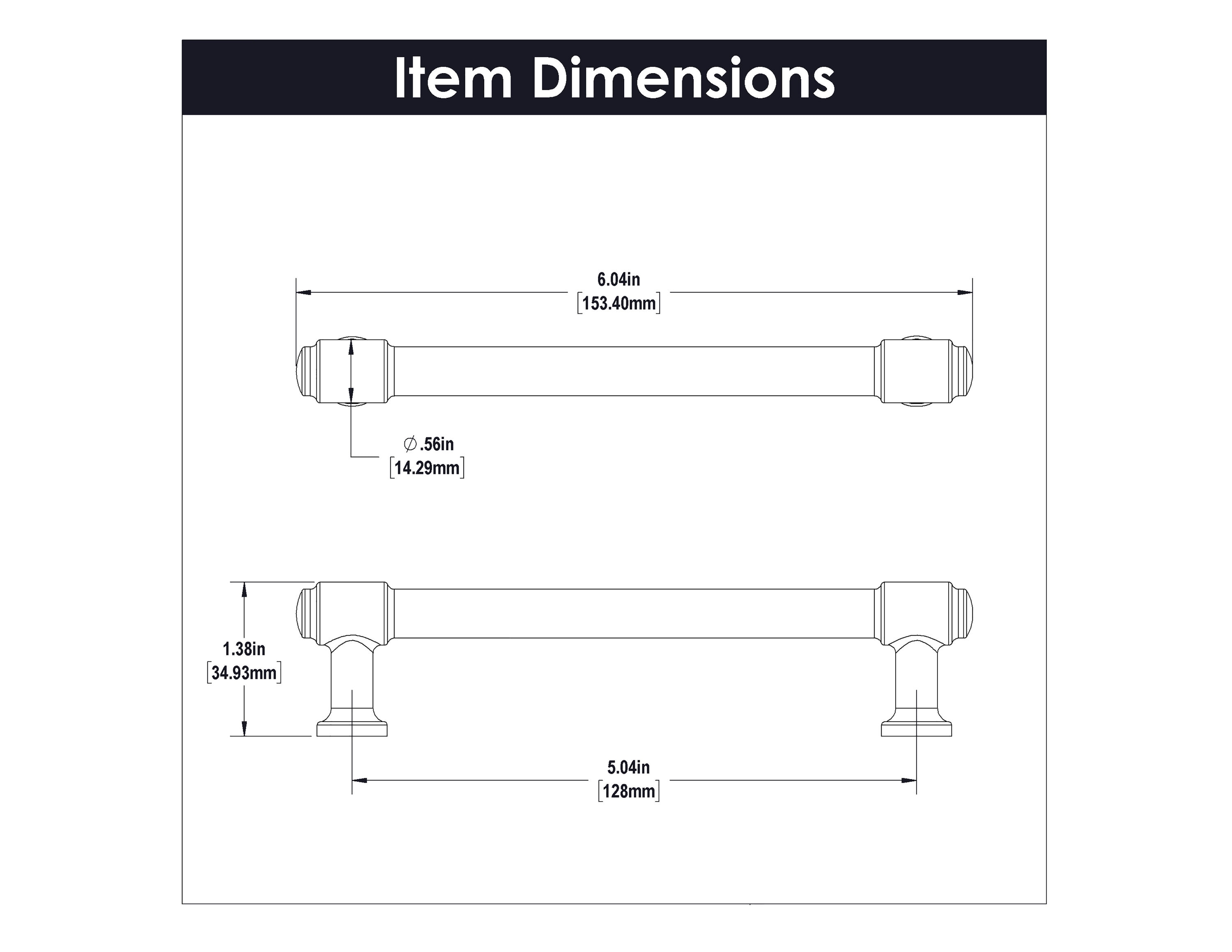 Hickory Hardware H077853MB-10B Cabinet-Pulls - View #4