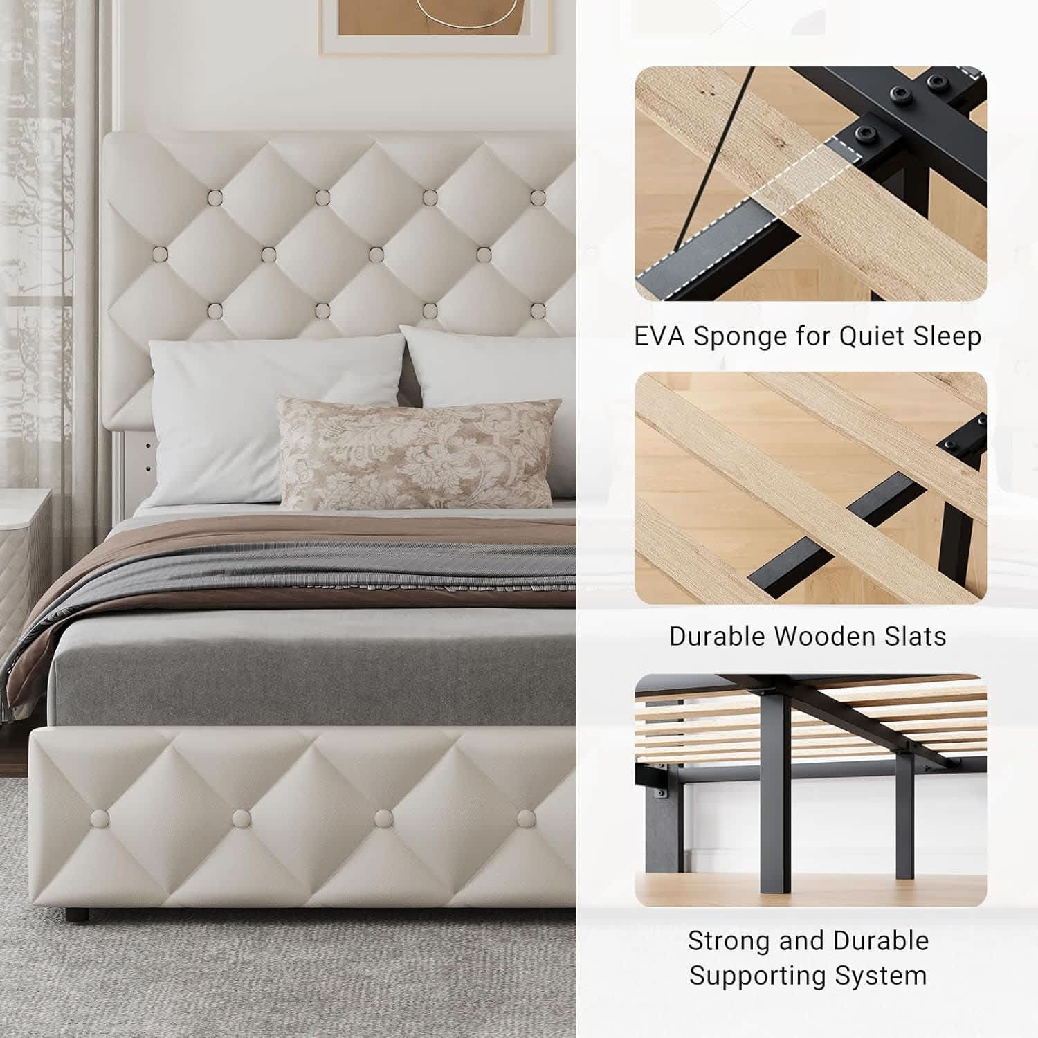 Qeetex LHF-BED-PHO-0ZIEGK1D beds - View #5