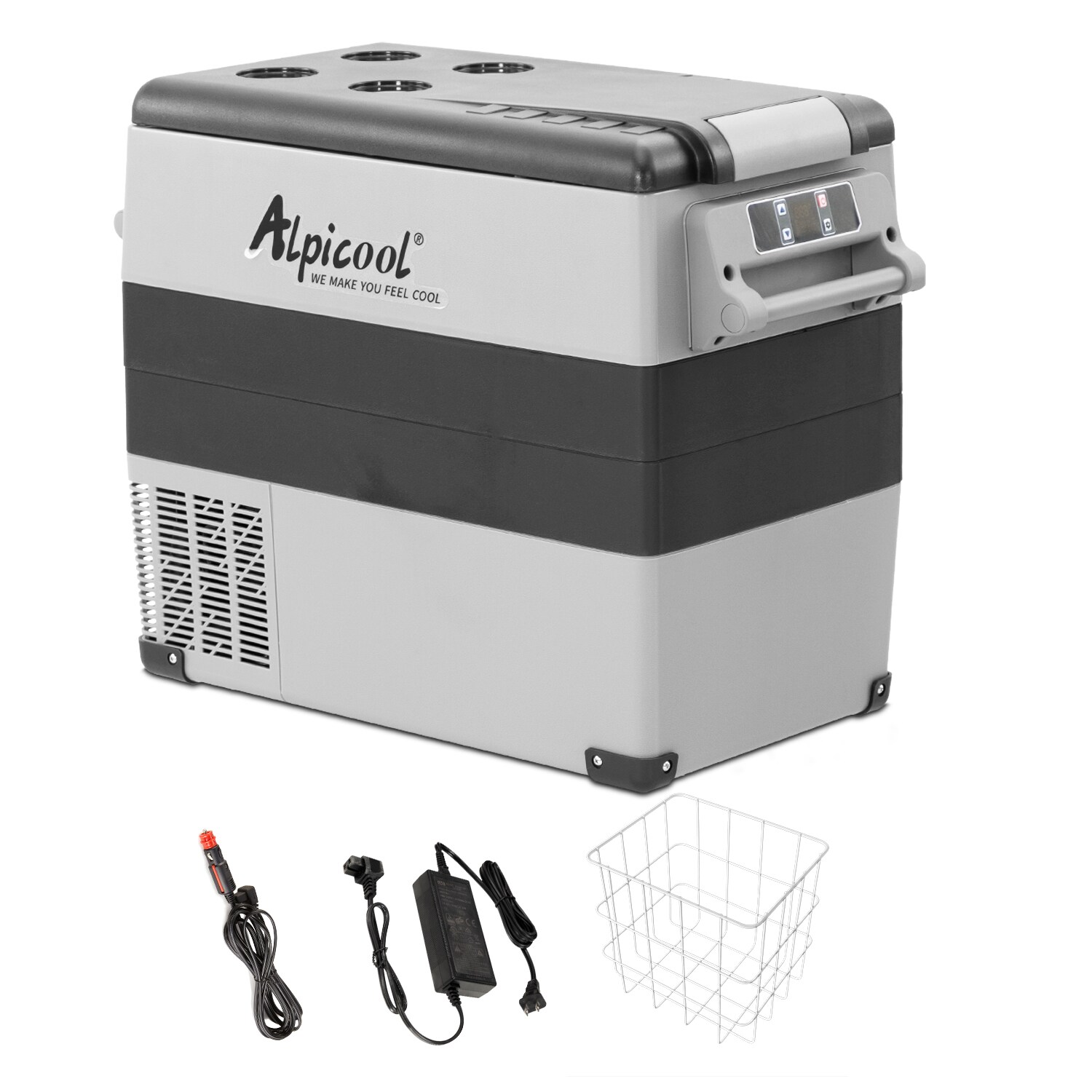 Alpicool CF55 Gray 58 Quart(s) Hard Cart cooler