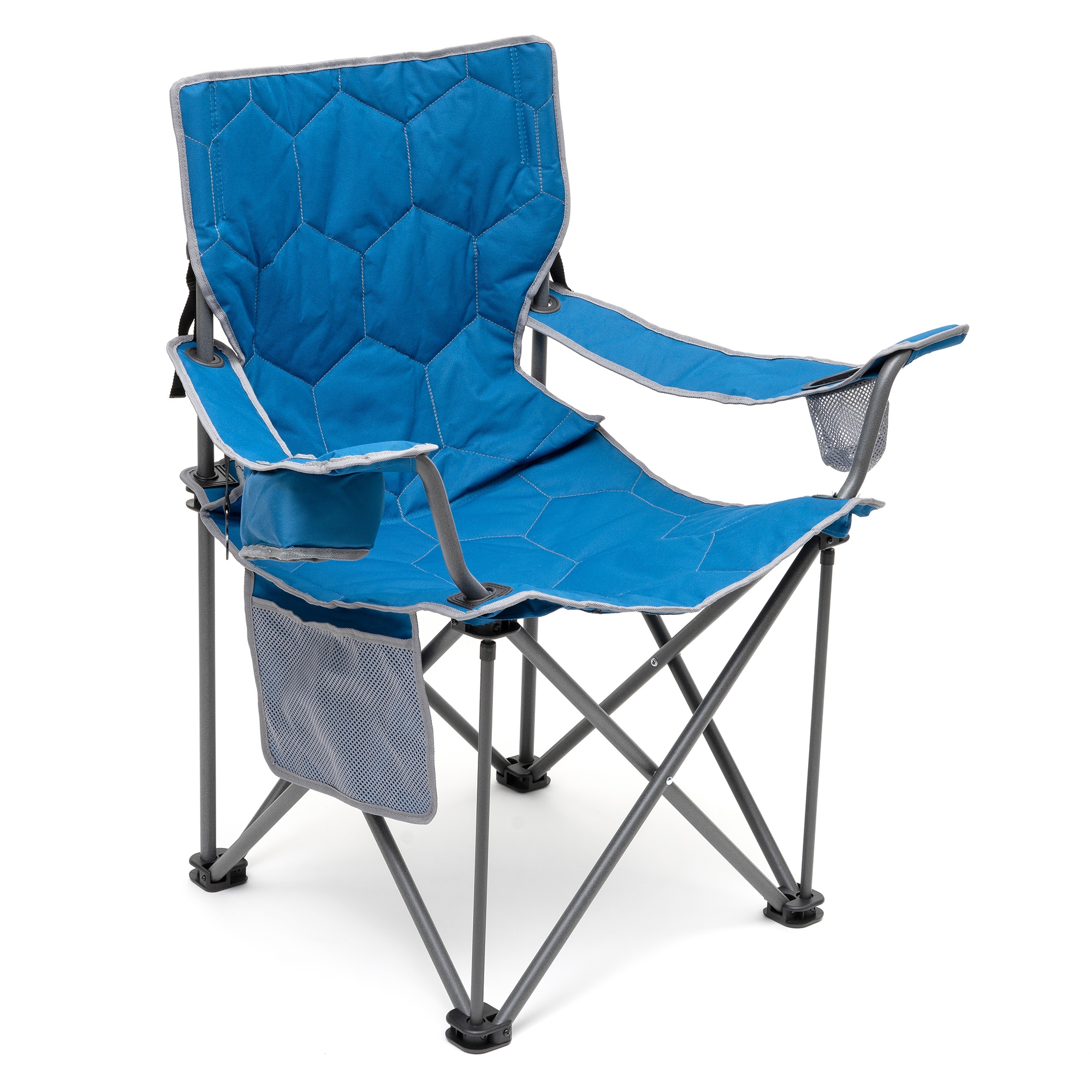 Mondawe MO-CCAC2418BBU1 Polyester Blue Folding Camping chair Carrying Strap/Handle Included