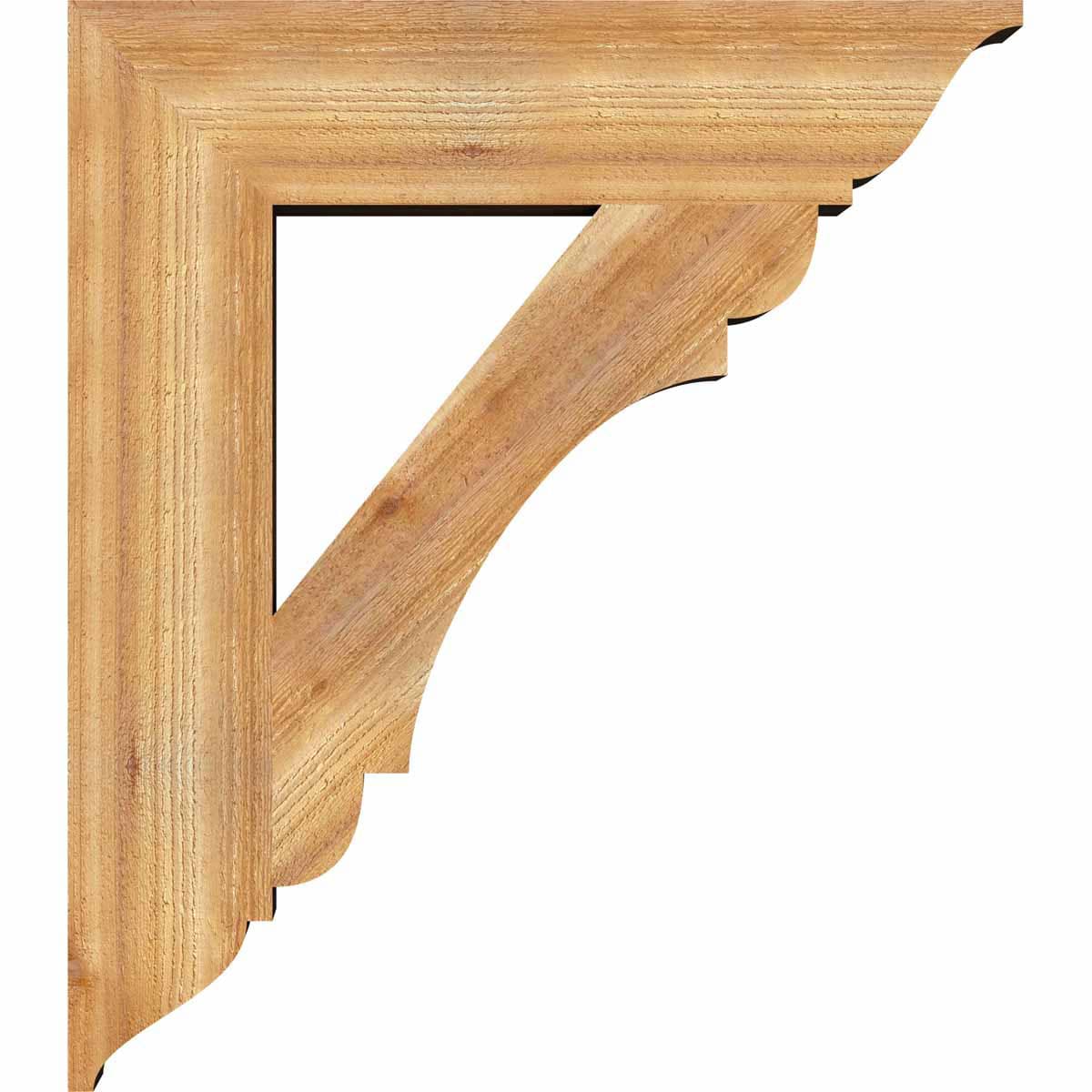 Ekena Millwork BKT06X28X32OLY01RWR Exterior-Brackets-Braces - View #2