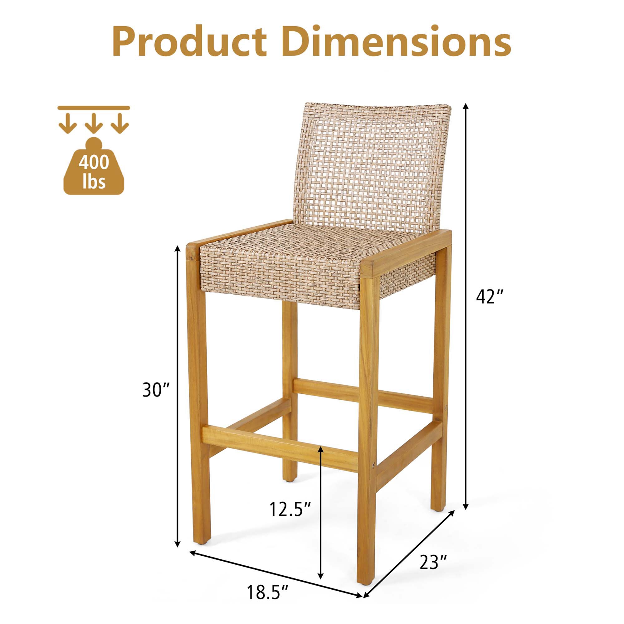 Costway LWS00247 Patio-Chairs - View #2