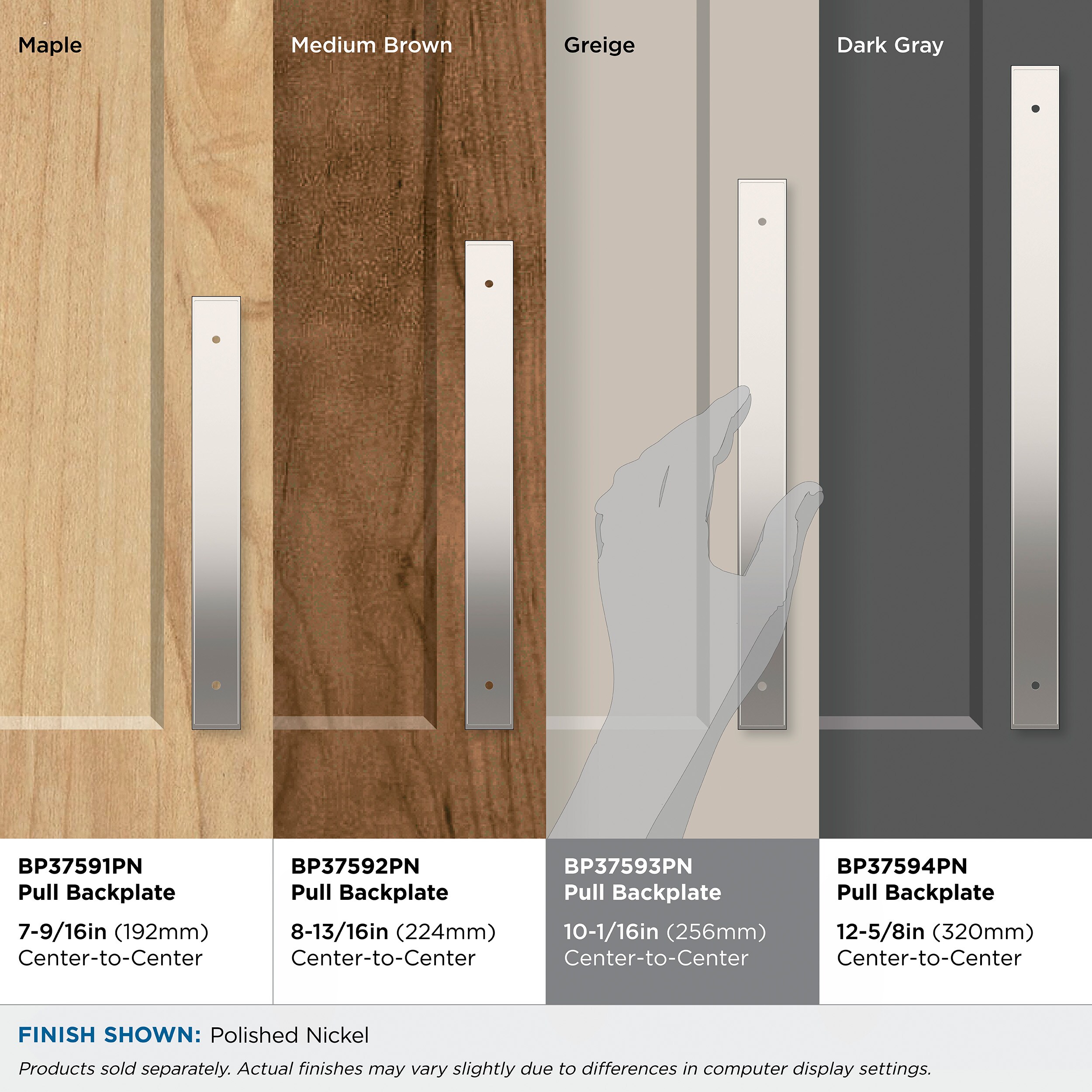 Amerock BP37593PN backplates - View #7