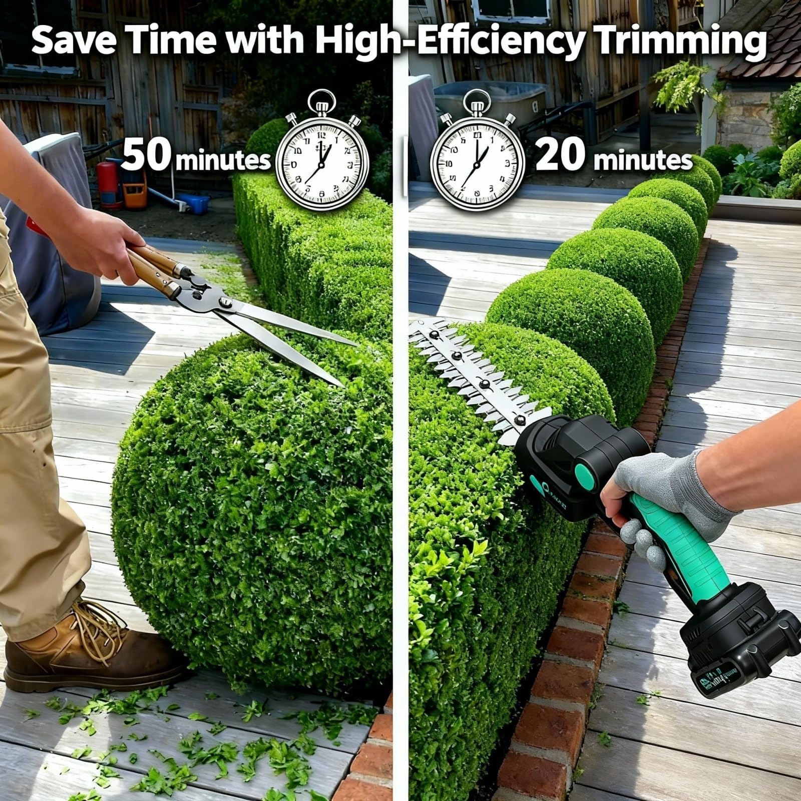 Garvee YXY-LO-PHO-136F5WDQ Cordless-Hedge-Trimmers - View #4