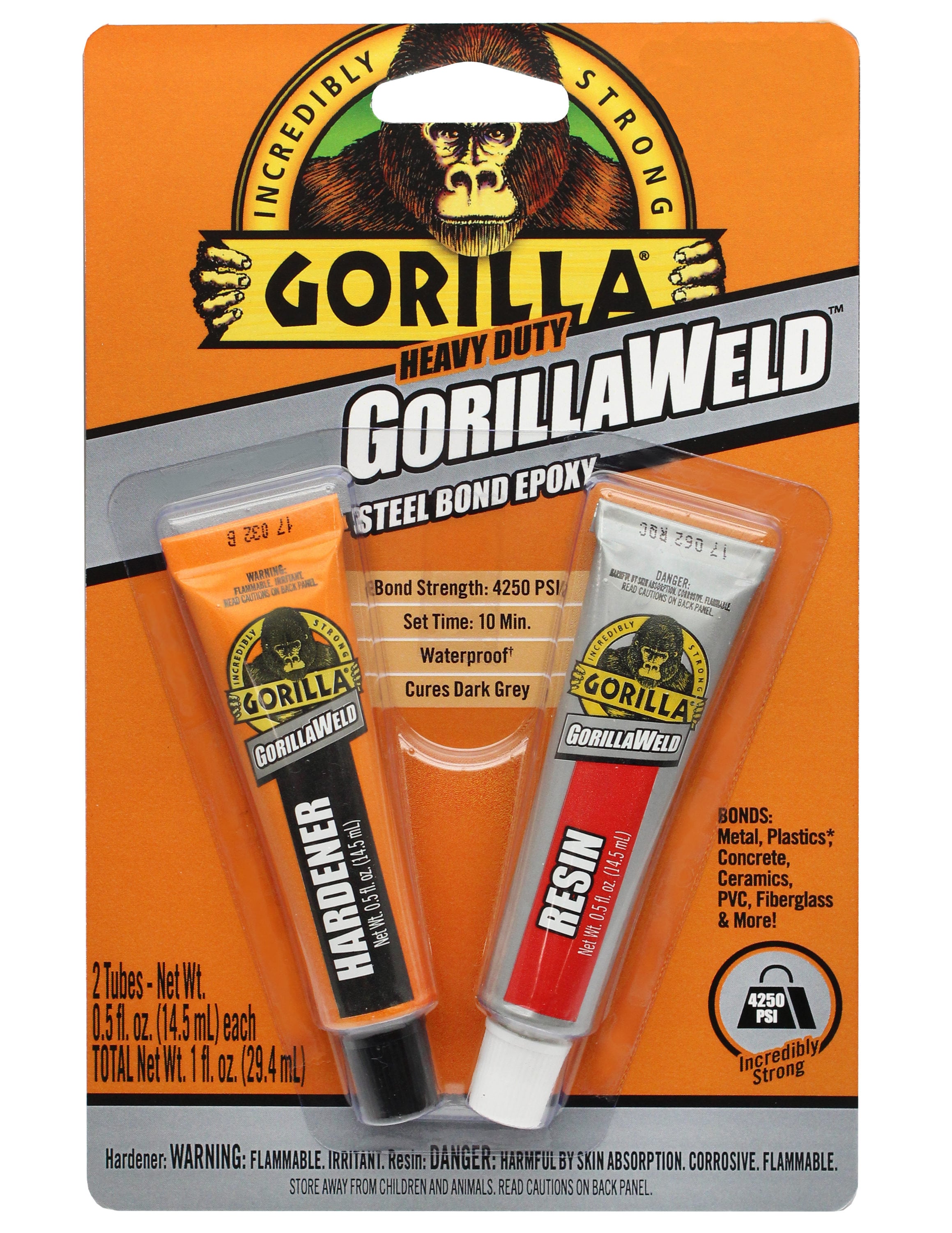 Gorilla Weld 2-Pack Gray Epoxy Adhesive in the Epoxy Adhesives department  at