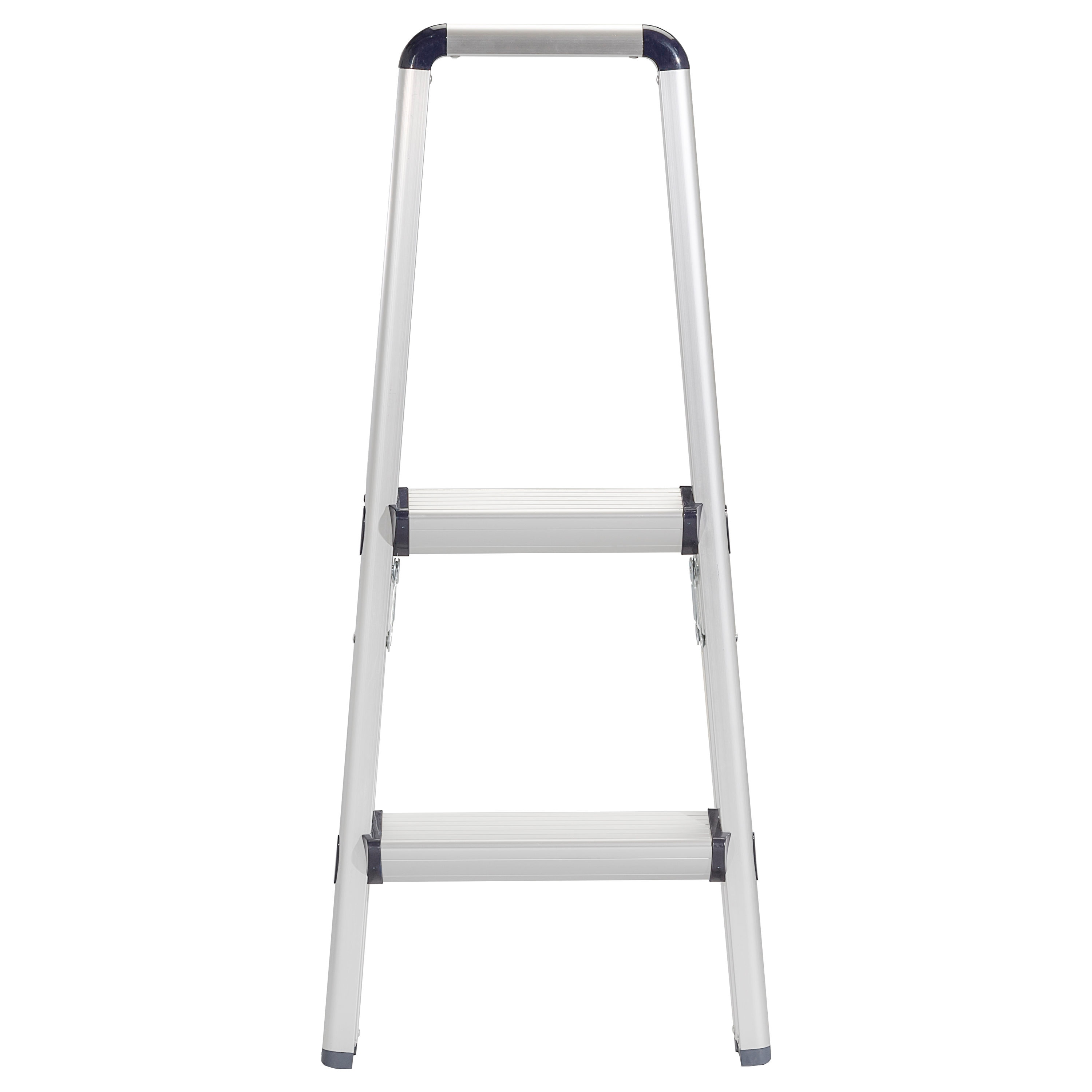 Xtend+Climb FT Series 2-Step 225-lb Capacity Silver Aluminum Foldable Step  Stool in the Step Stools department at
