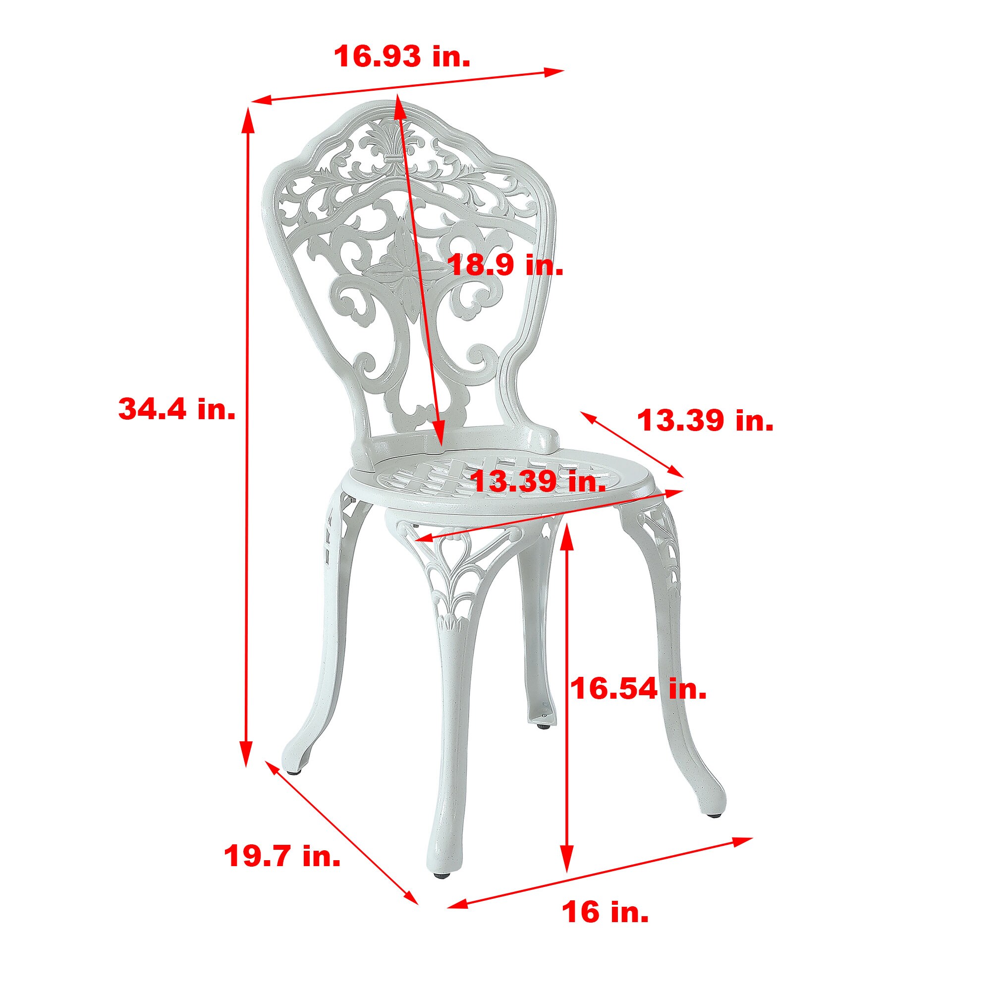 Mondawe MO6026C-WH Patio-Chairs - View #8