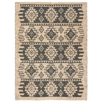 Safavieh Serenity Suzanni 3 x 5 Cream/Turquoise Indoor Floral/Botanical Throw Rug Safavieh Serenity Suzanni 3 x 5 Cream/Turquoise Indoor Floral/Botanical Throw Rug