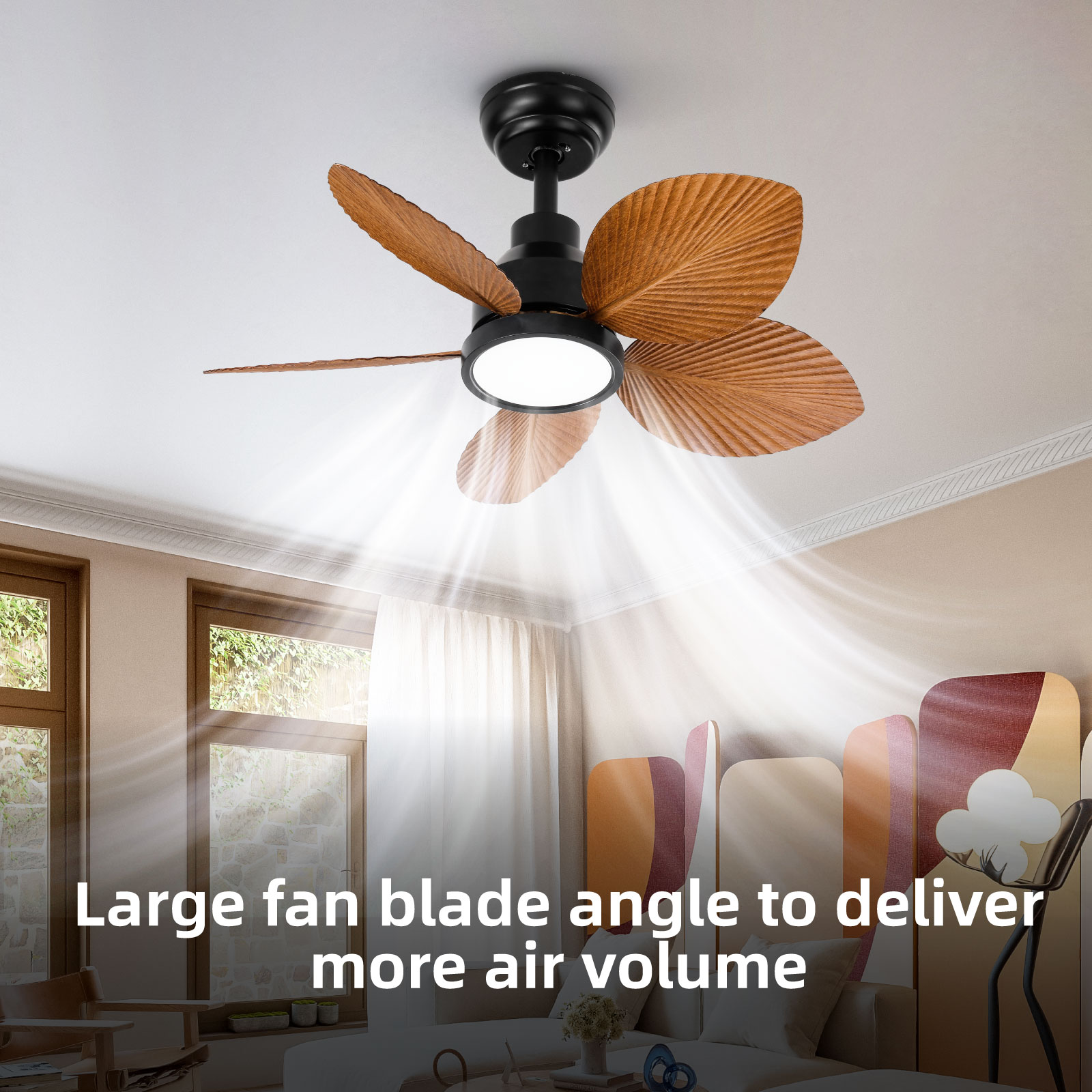 ocioc OC30-BK-5D-B1 Ceiling-Fans - View #6