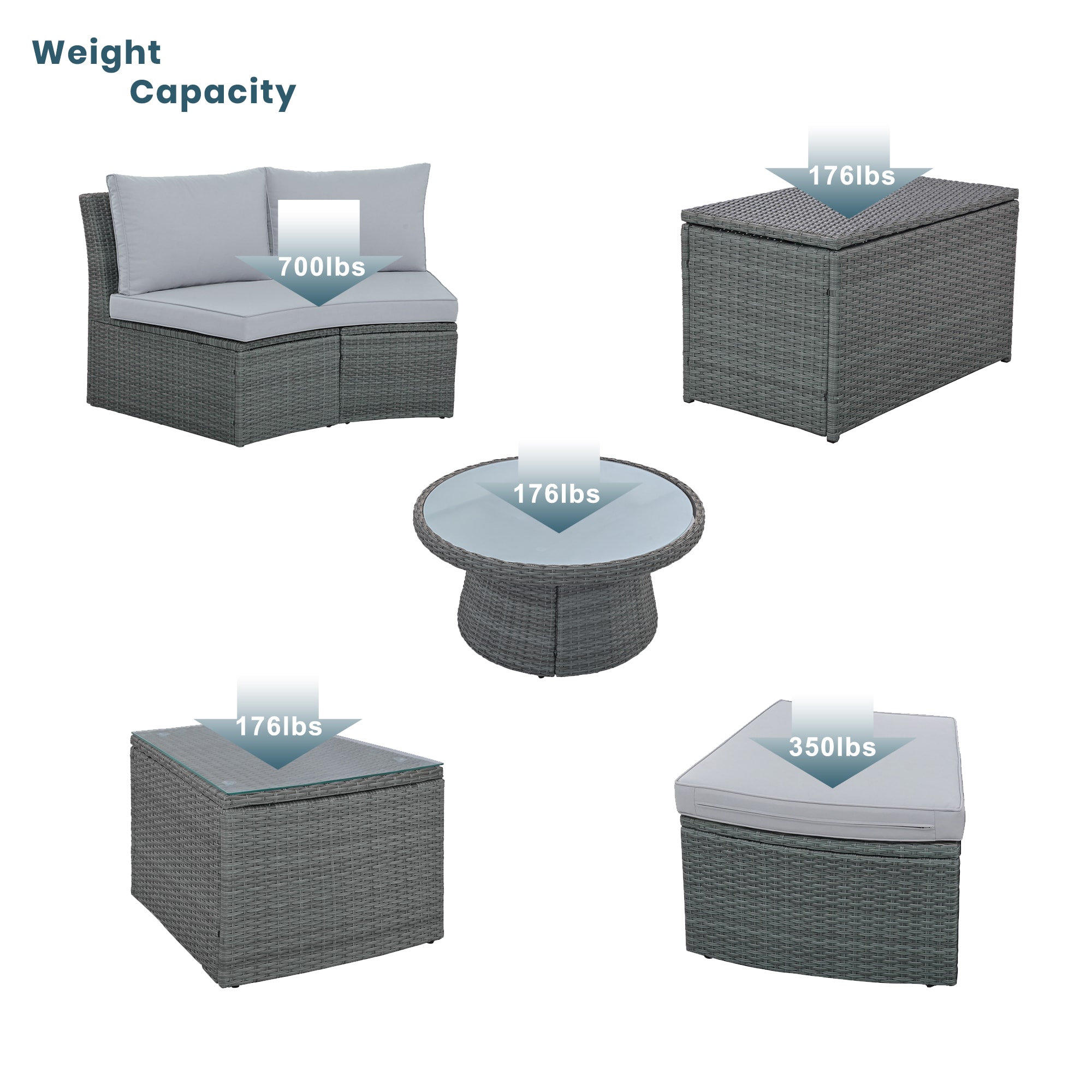 ModernLuxe L-SP100002AAE Patio-Conversation-Sets - View #7