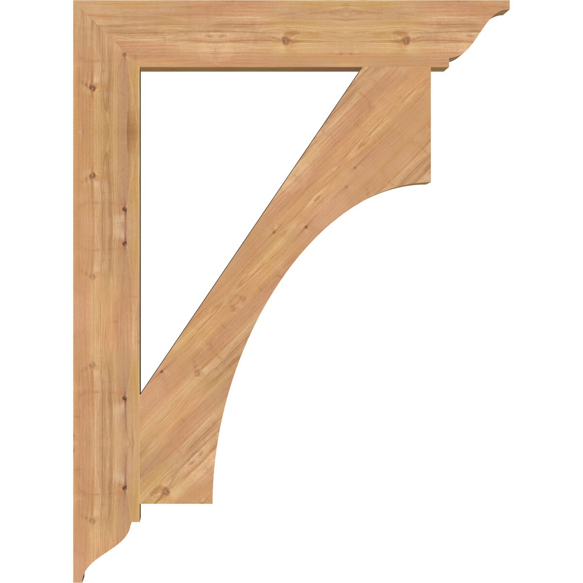 Ekena Millwork BKT06X36X48WTL01SWR Exterior-Brackets-Braces - View #3
