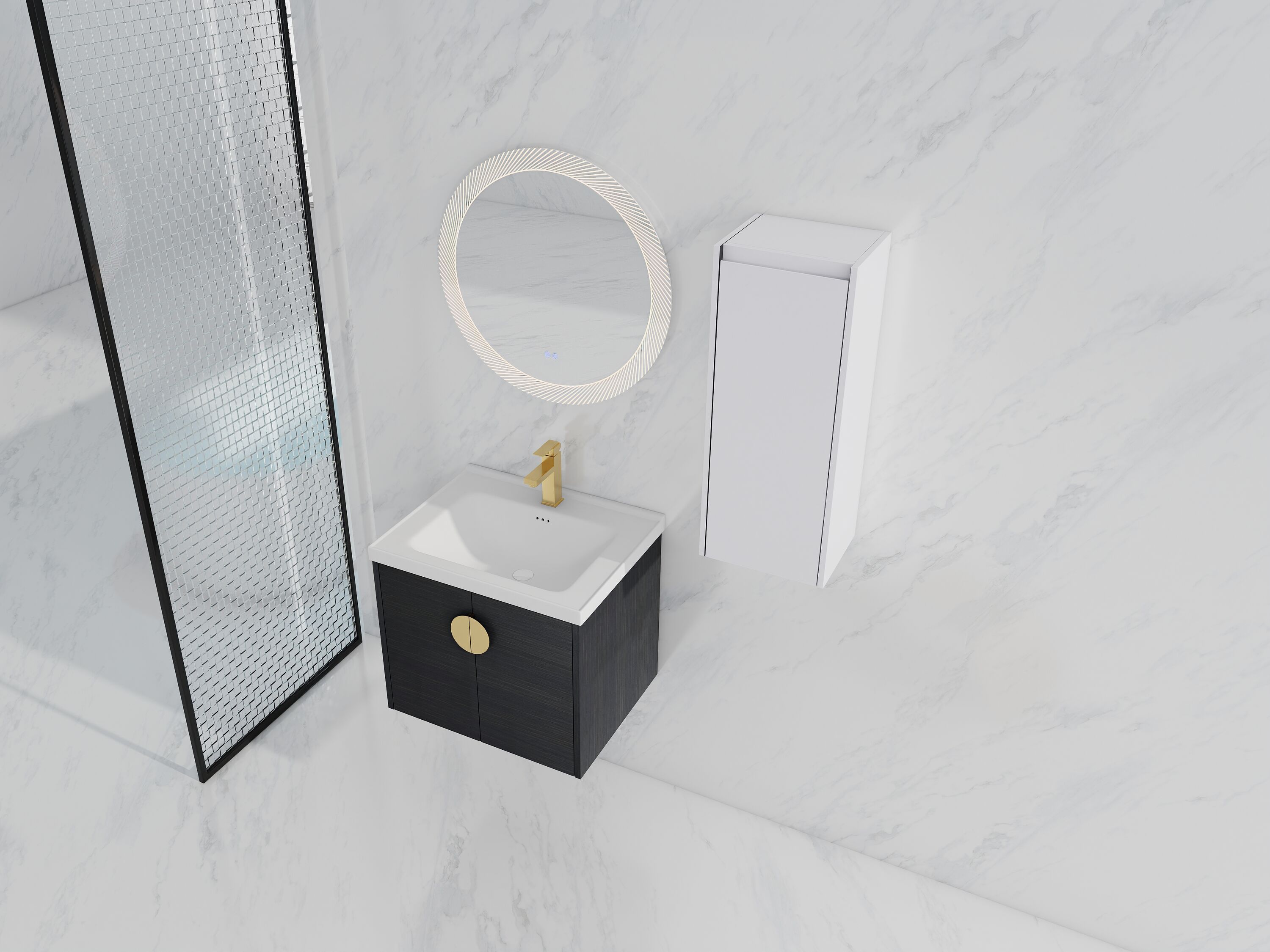 LOVMOR SF-J-W999S00326 Bath-Vanity-Combo - View #4