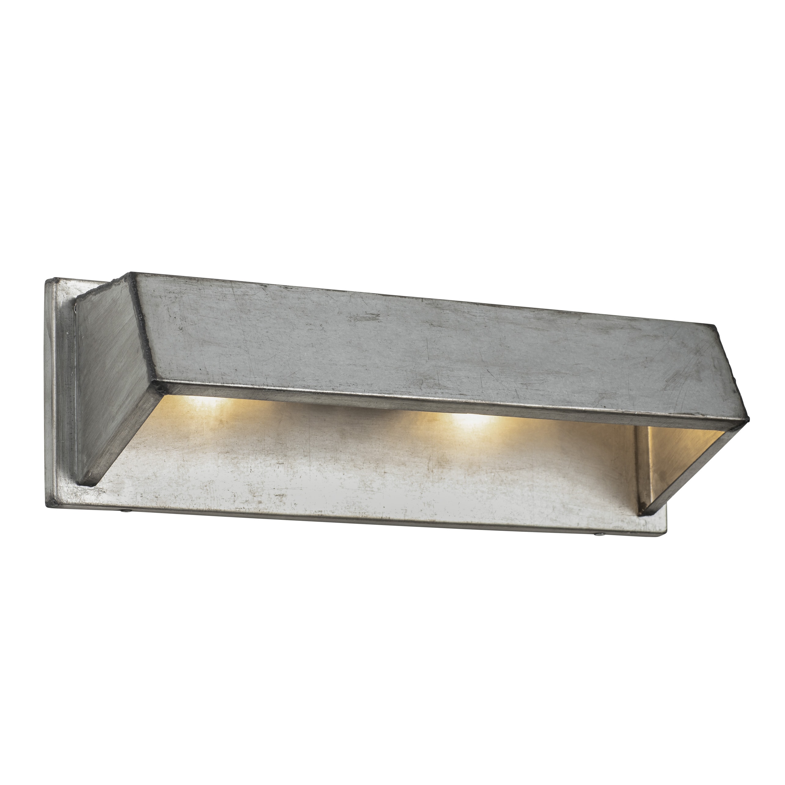 Varaluz 344B02OG Galvanic 19.5-in 2 -Light Gray Rustic Vanity light