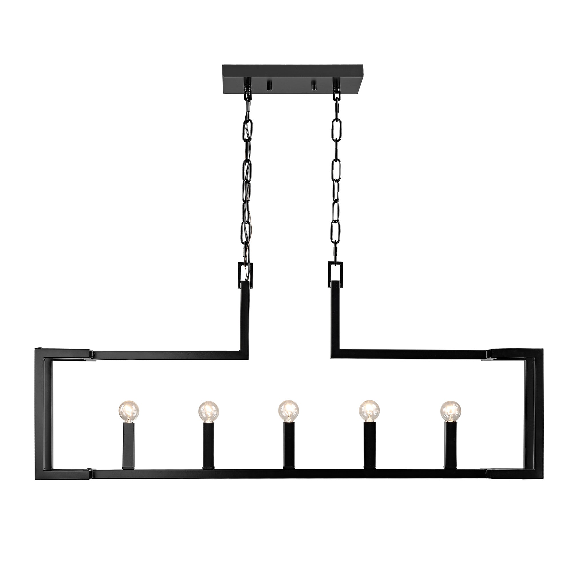 Golden Lighting 9020-LP BLK Pendant-Lights - View #2