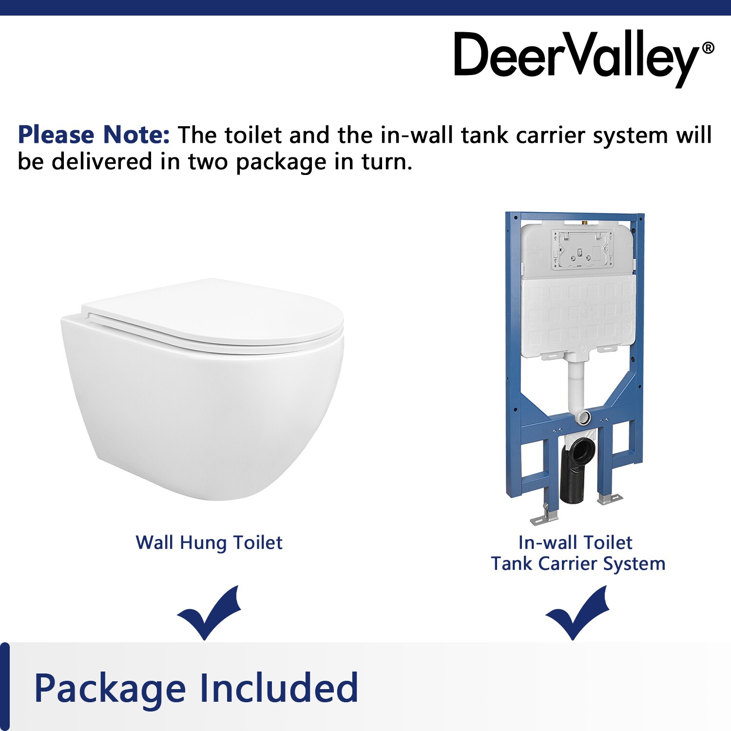 White Ceramic Elongated Wall Mounted Dual Flush Toilet