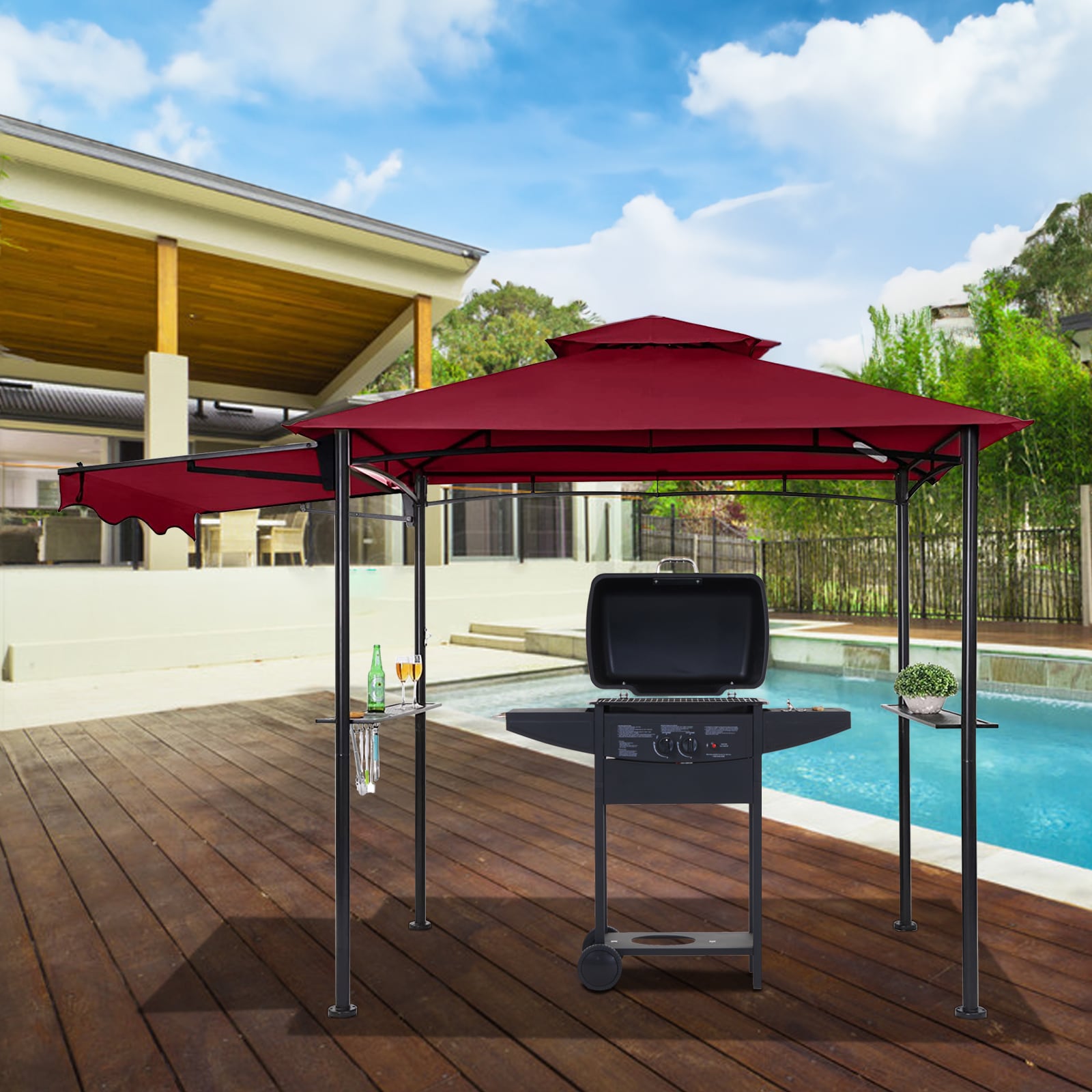 StarEcho SKPE-RED Wood-Resin-Gazebos - View #2