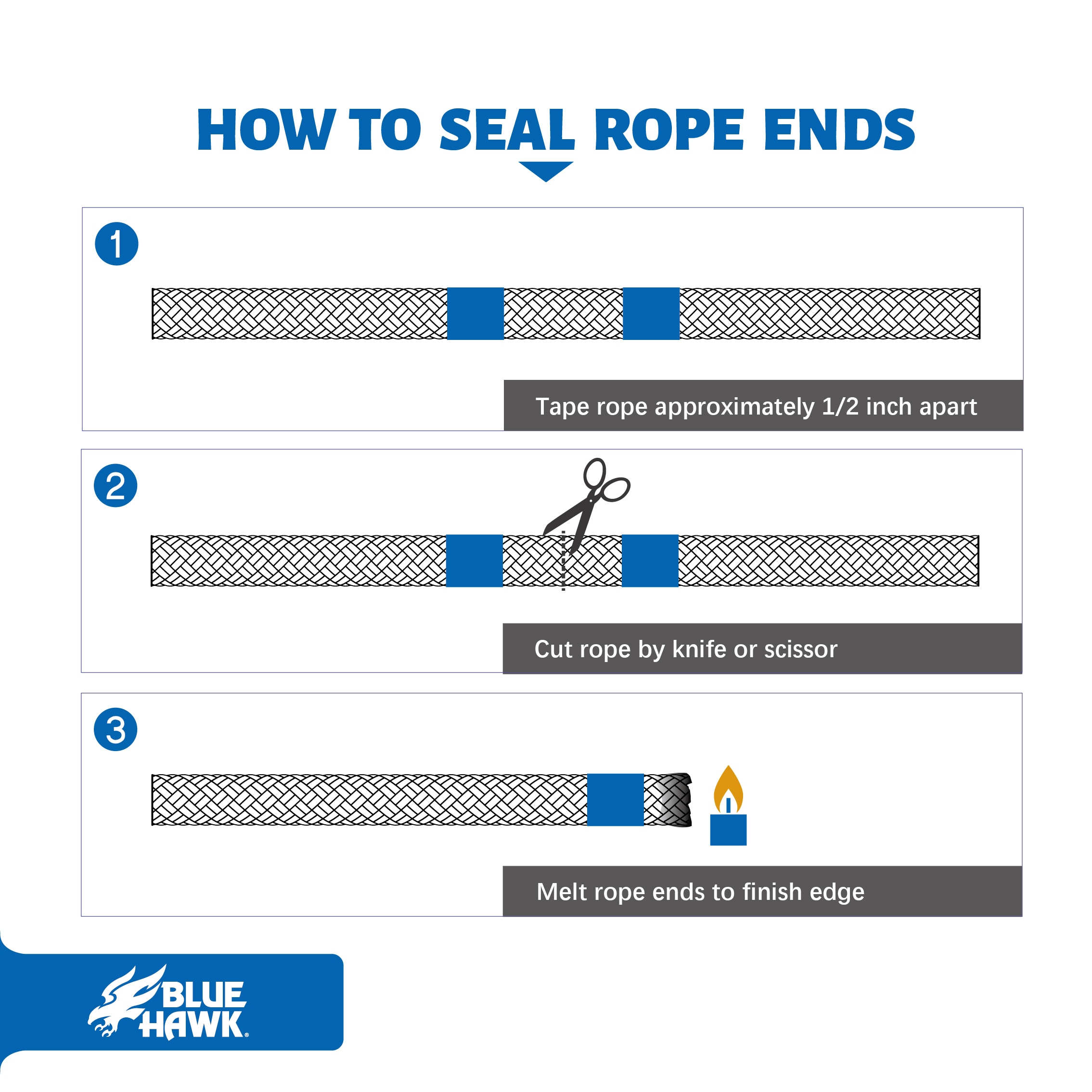 Blue Hawk 0.75-in Twisted Sisal Rope (By-the-Foot) in the Rope  (By-the-Foot) department at
