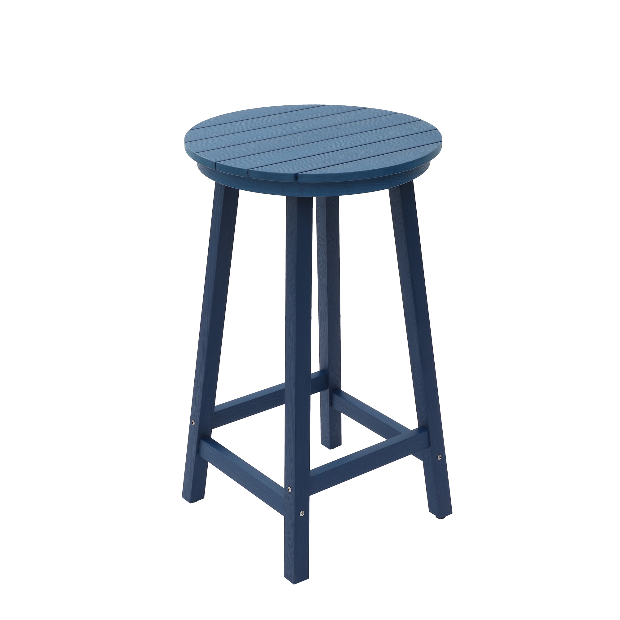 Mondawe MO-B03-NV Round Outdoor Bistro Table 24.02-in W x 24.02-in L