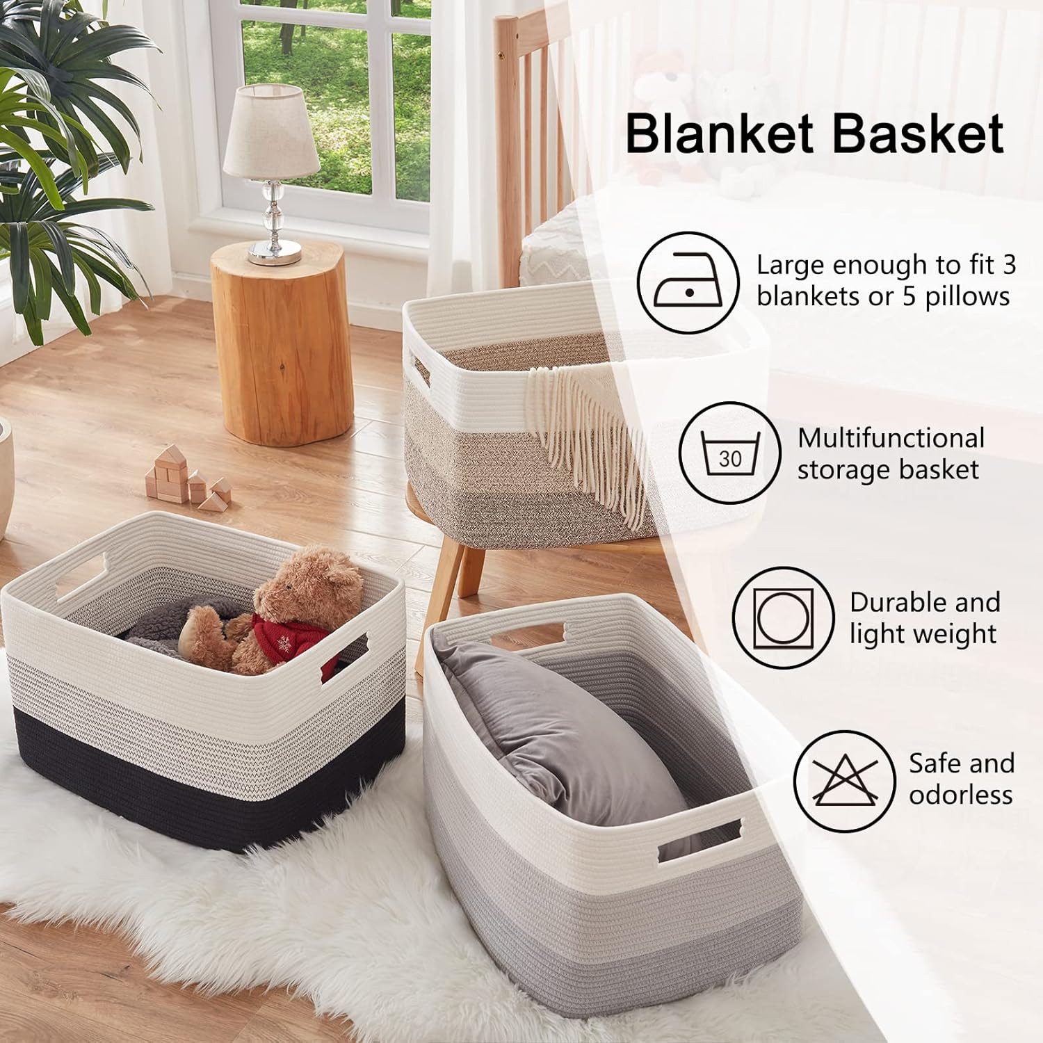 OIAHOMY B0BPSGQHLY Bins-Baskets - View #6