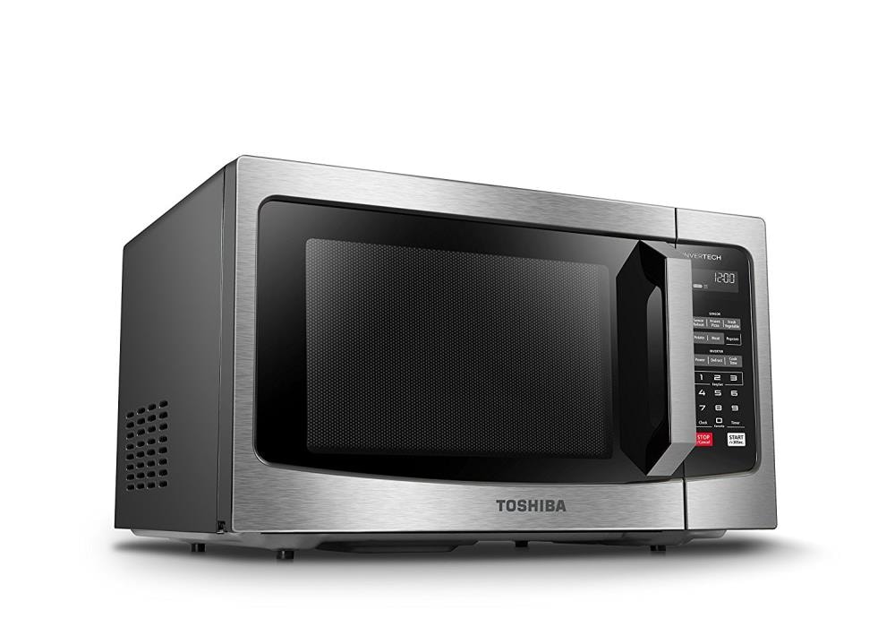 Toshiba 1.0 cu. ft. in Stainless Steel 1000 Watt Countertop Microwave Oven  with Air Fryer, Broil, Convection, Eco Mode ML2-EC10SA(BS) - The Home Depot