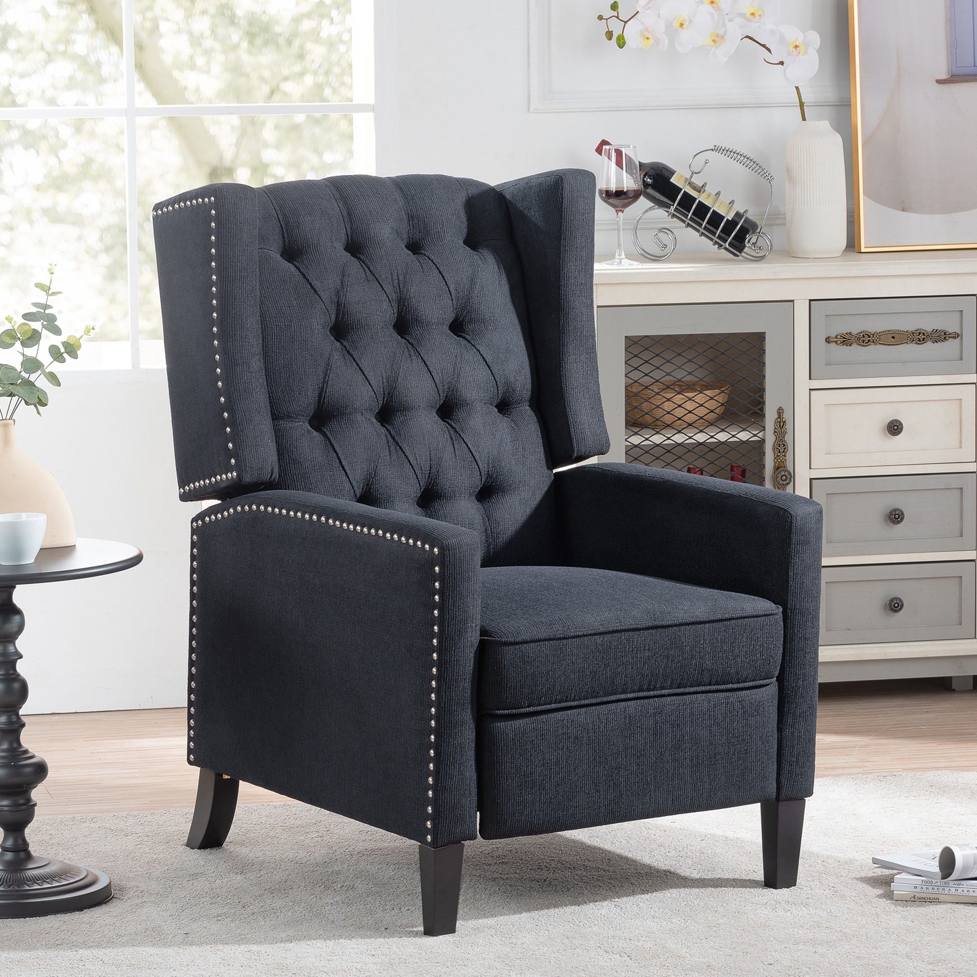 LOVMOR SF-WO-W68031443 Wide Manual Wing Chair Recliner