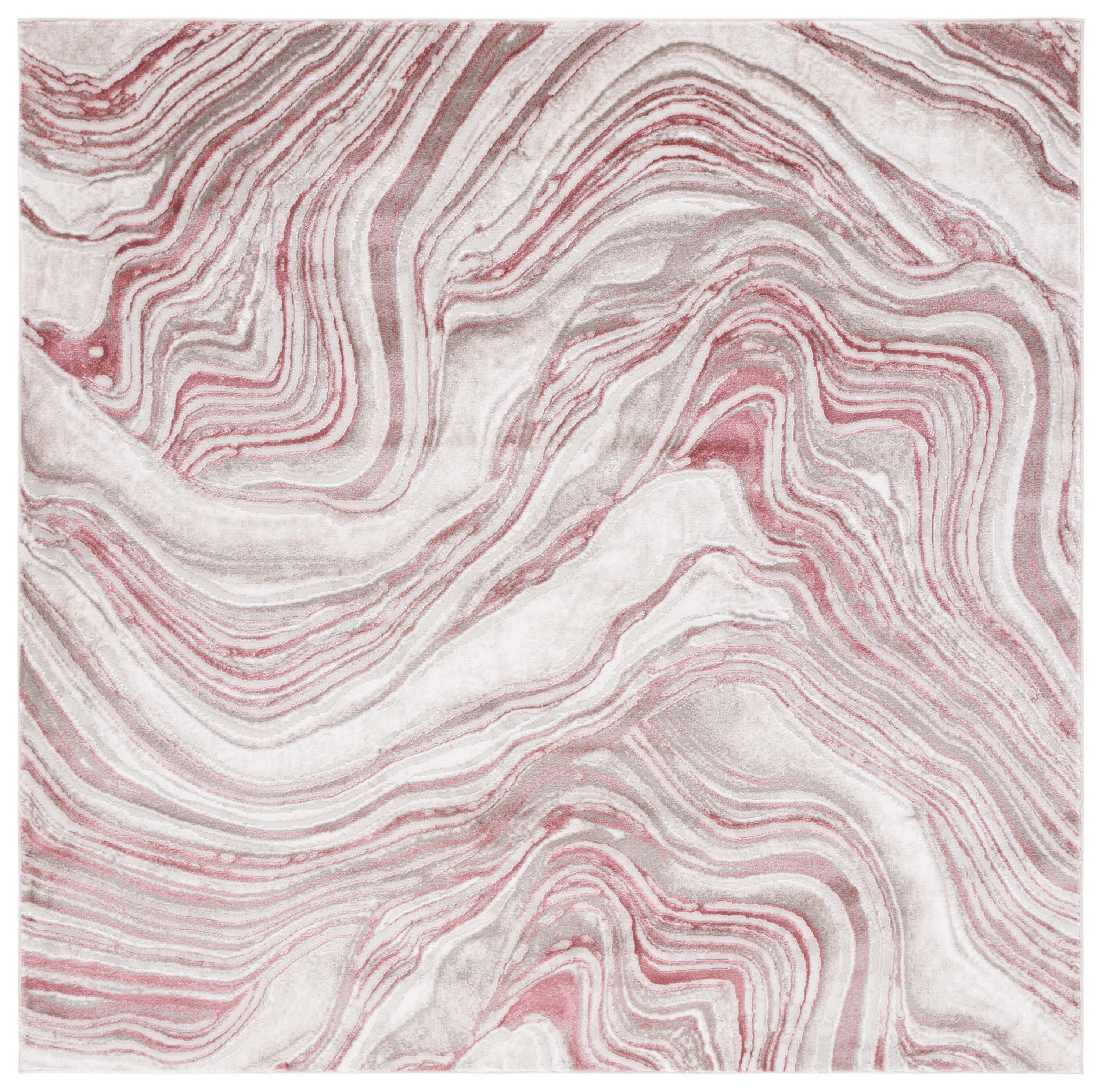 Meadow 564U Pink/Beige 7 X 7 Area Rug