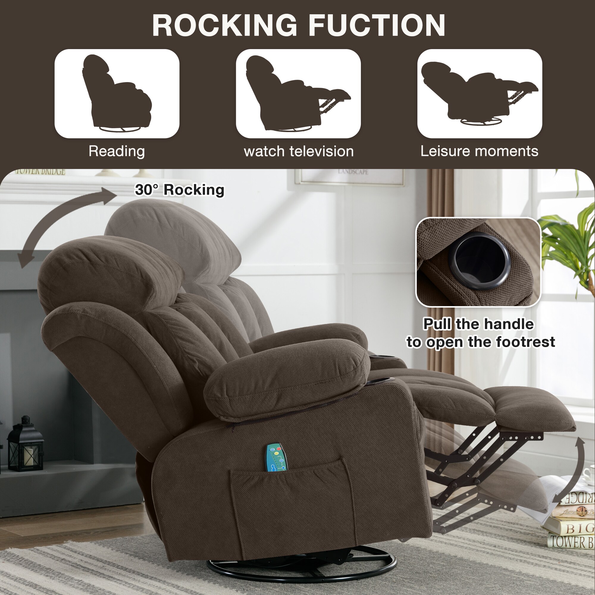 Mondawe MO113-BR recliners - View #4