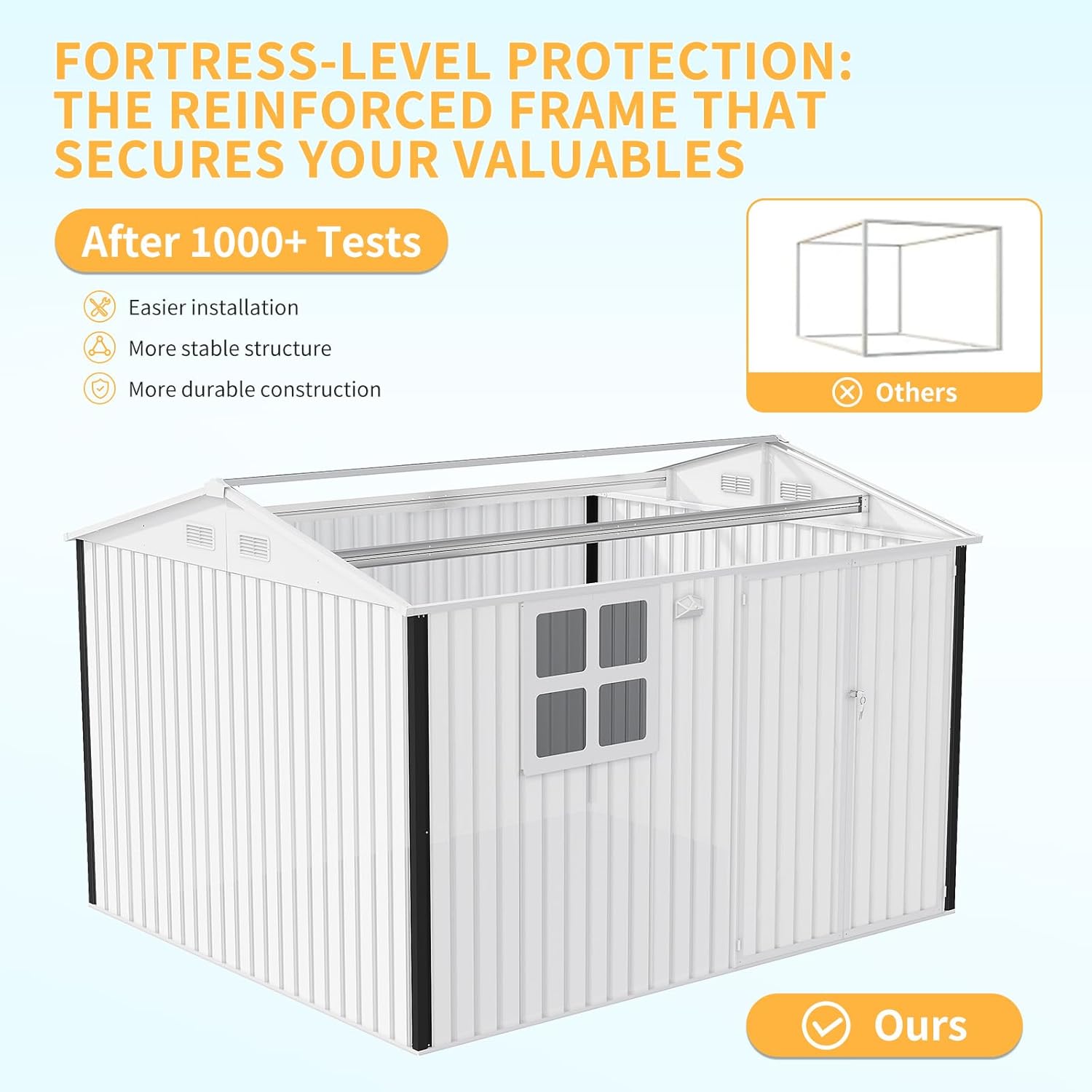 Garvee MIHHZ-H432SVARC4K Metal-Storage-Buildings-Sheds - View #8