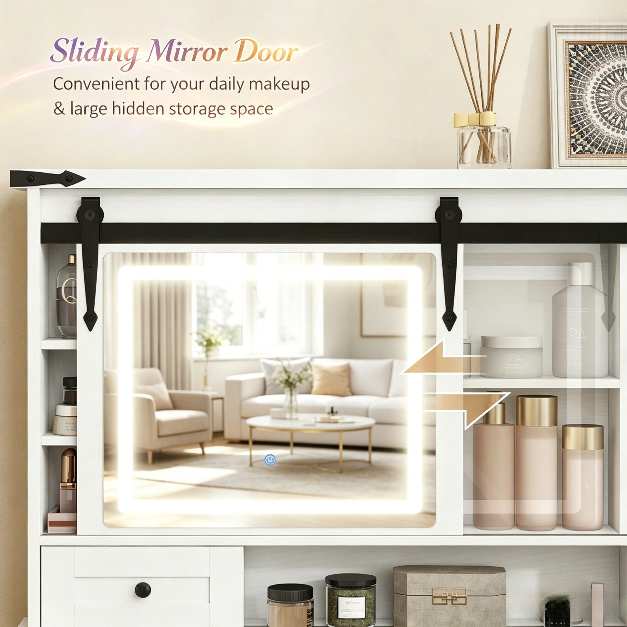 HyperDrop Cart W-T3971P539956 Bedroom-Vanities - View #5