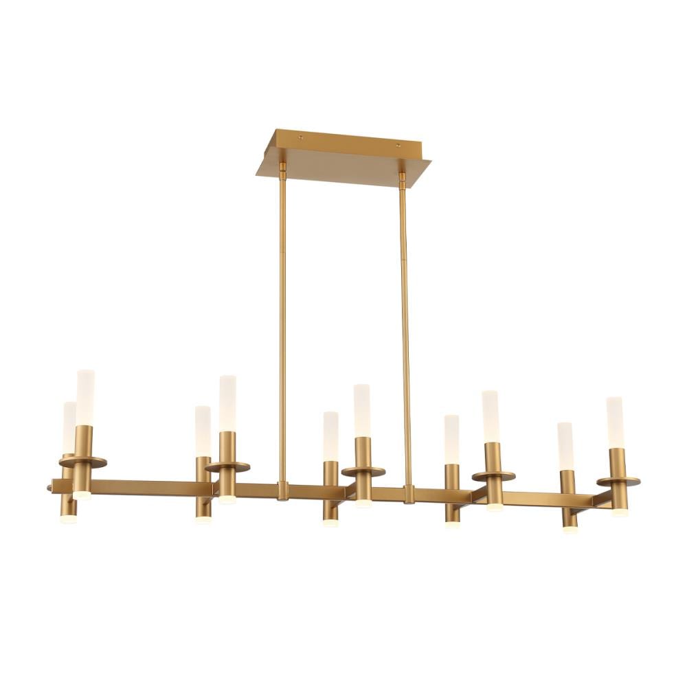 Eurofase 38441-011 Torna 10-Light Gold TransitionalIntegrated LED Chandelier