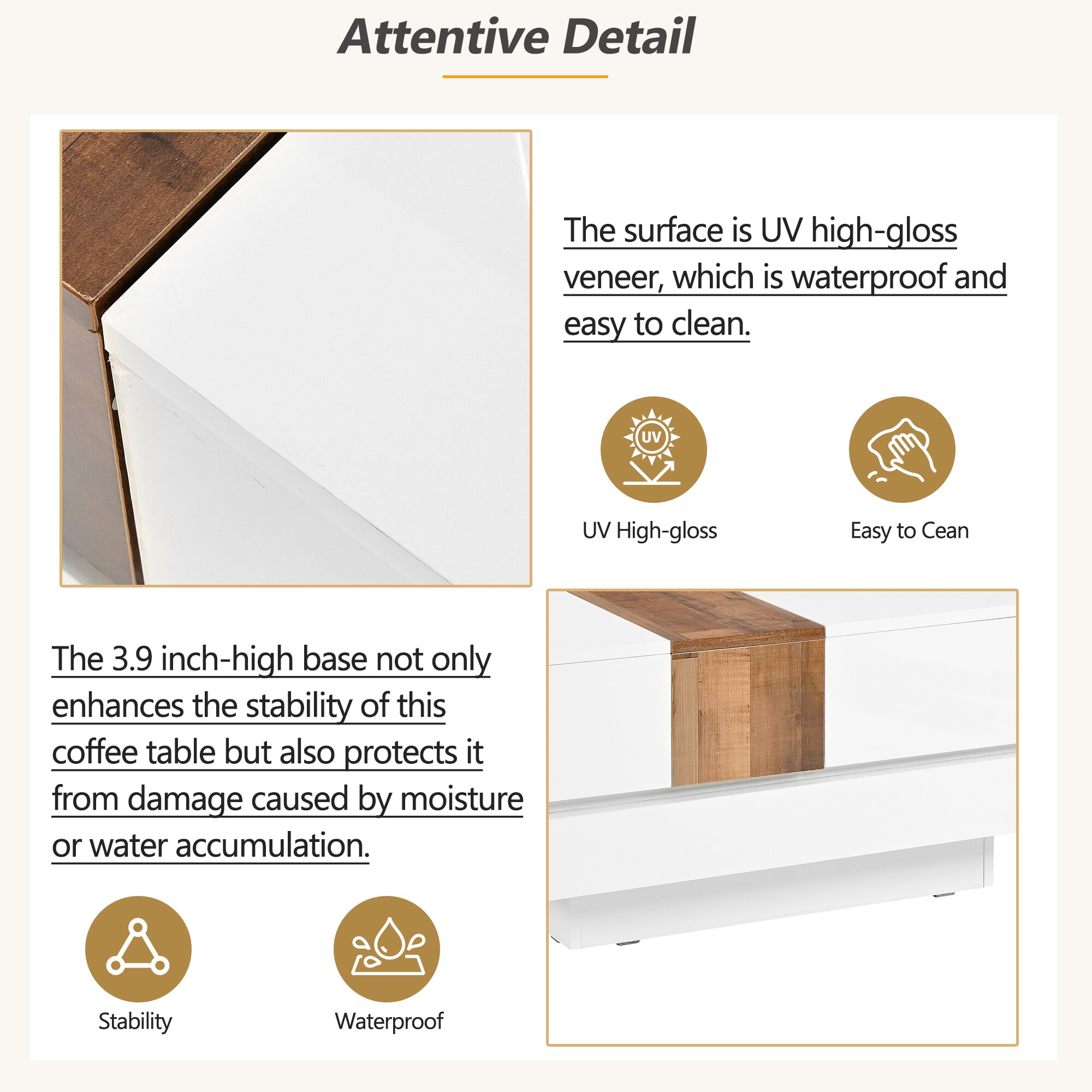 ModernLuxe N721P180696K Coffee-Tables - View #5