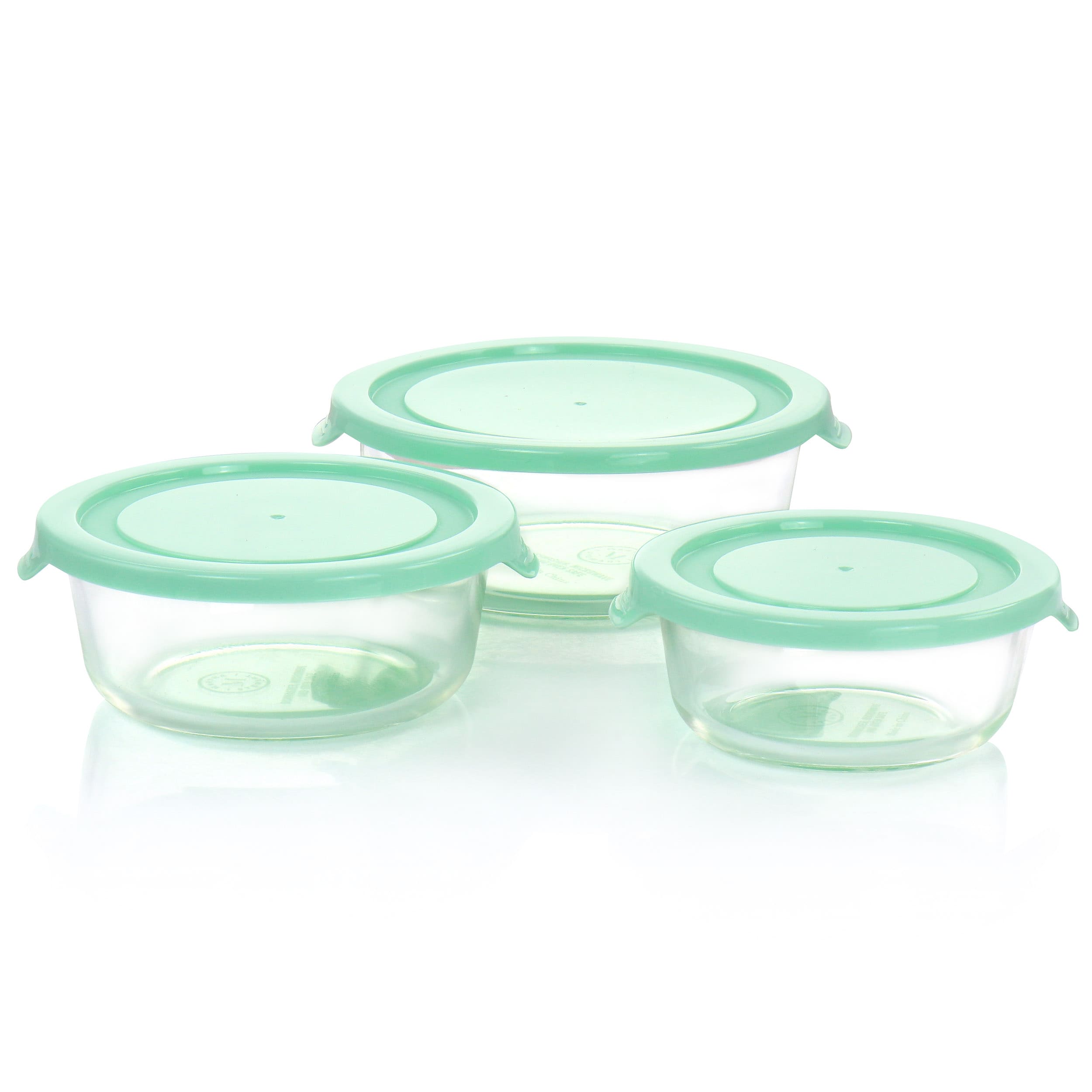 Martha Stewart 6-Pack Multisize Glass Reusable Food Storage Container Set  in the Food Storage Containers department at