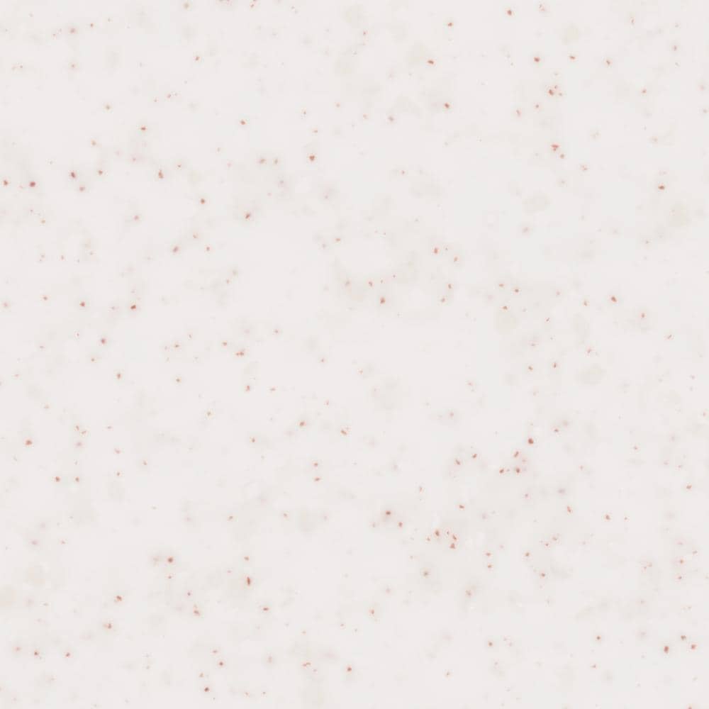 LG HI-MACS G50S Tapioca Pearl Solid Surface White Kitchen Countertop SAMPLE