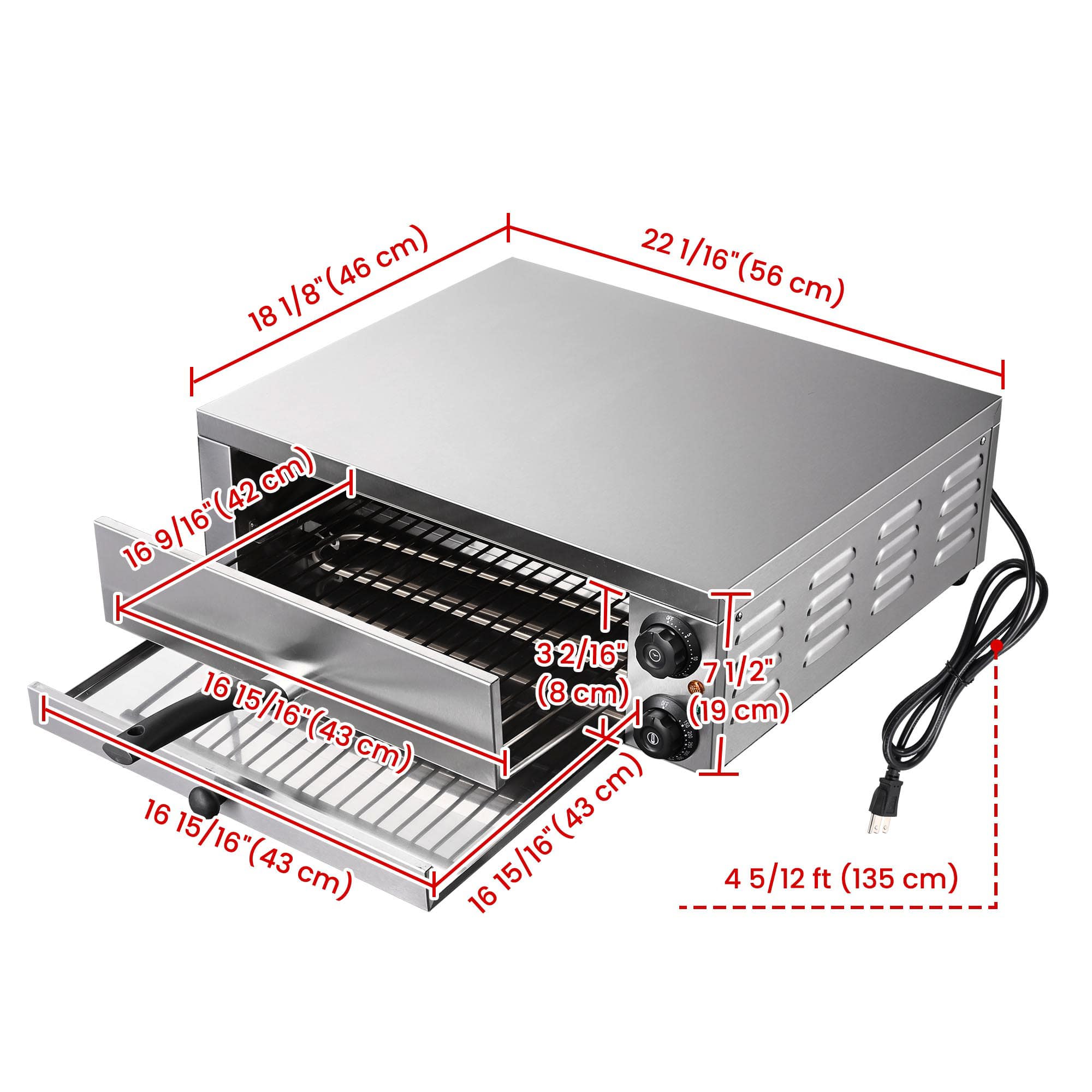 Yescom 26PIZ001-16INS-11-LO Outdoor-Pizza-Ovens - View #8