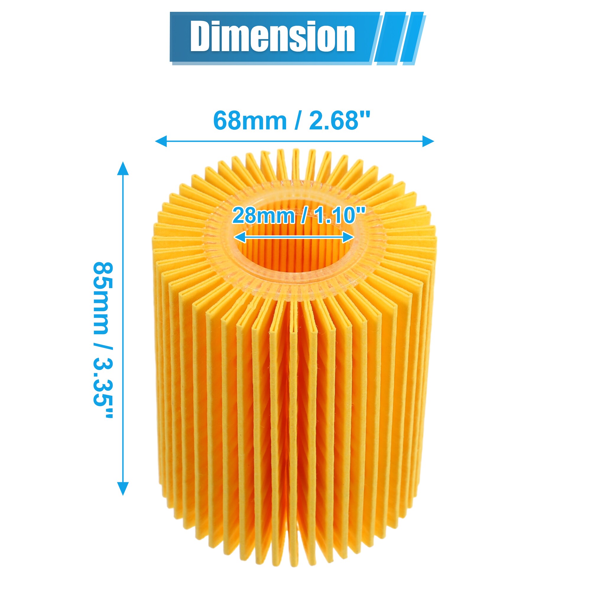 Unique Bargains S26011300UX2737 Ope-Oil-Filters - View #5
