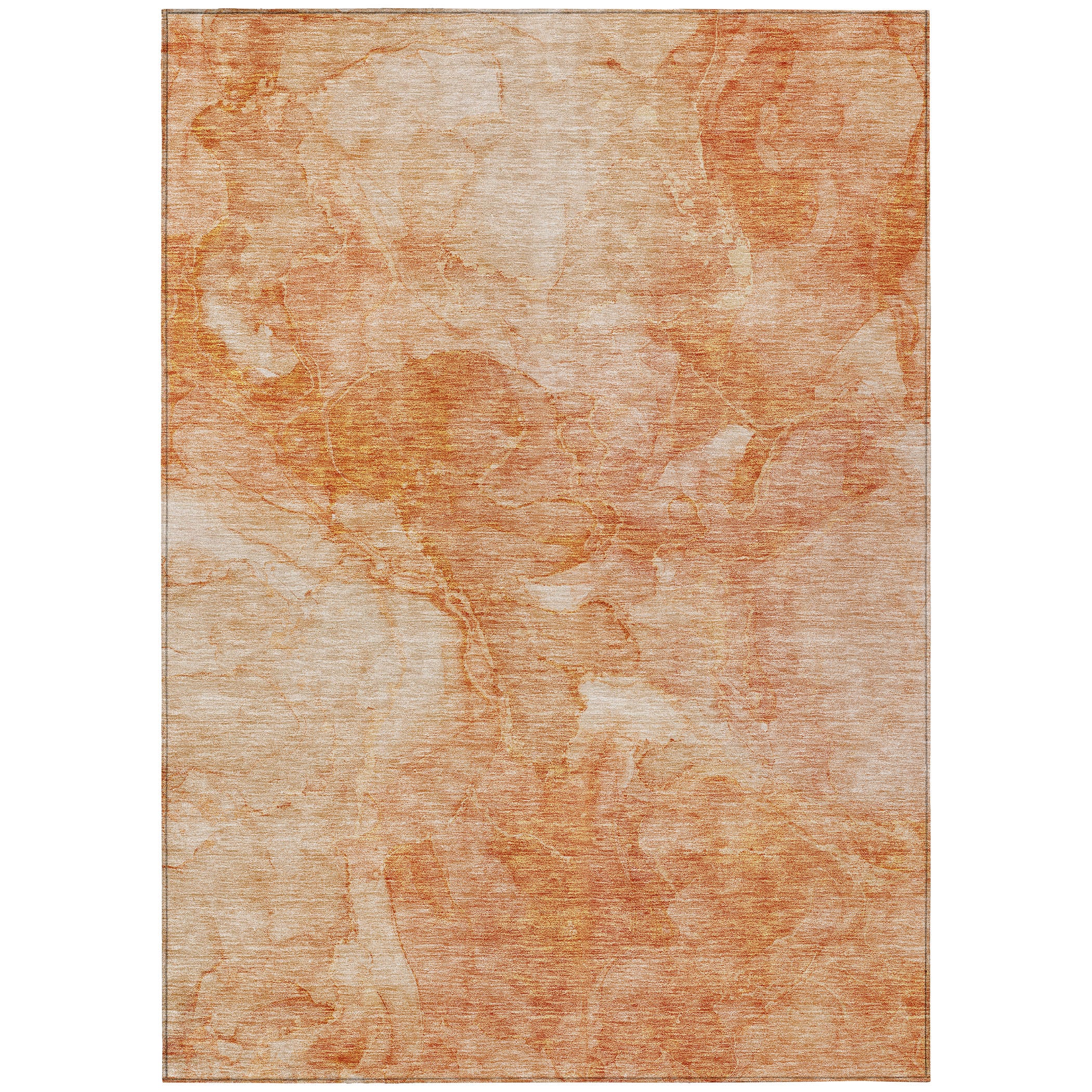 Addison Rugs ACN688SM8X10 Chantille ACN688SM 8 x 10 (ft) Polyester Salmon Rectangular Indoor/Outdoor Geometric Machine washable Area rug