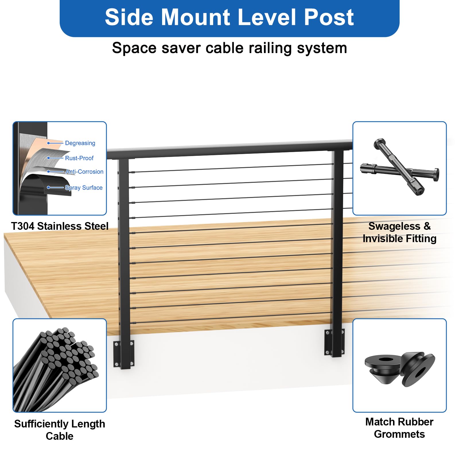 ITOPFOX LIT0712I113 Stair-Railing-Kits - View #4