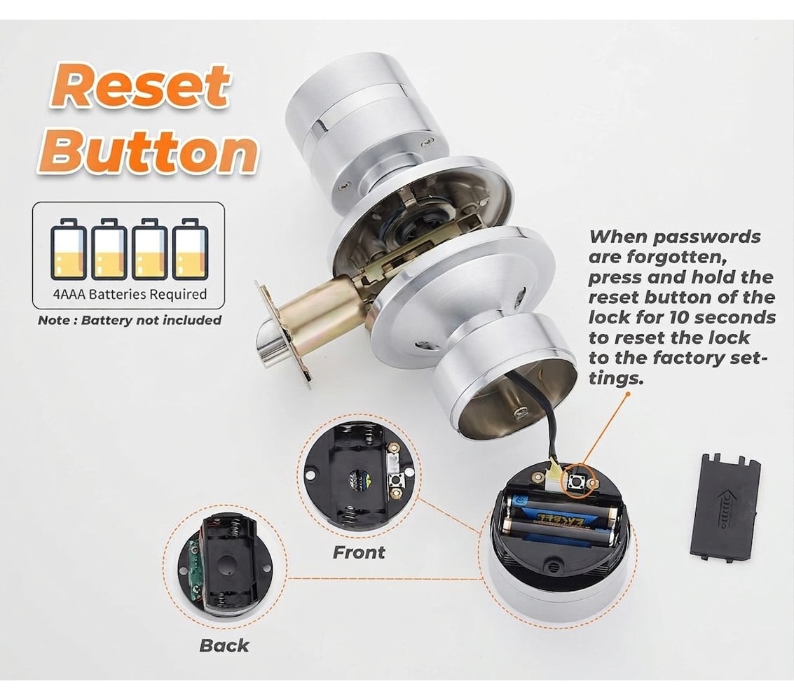 Adrinfly LAD0509M23 Electronic-Door-Locks - View #4