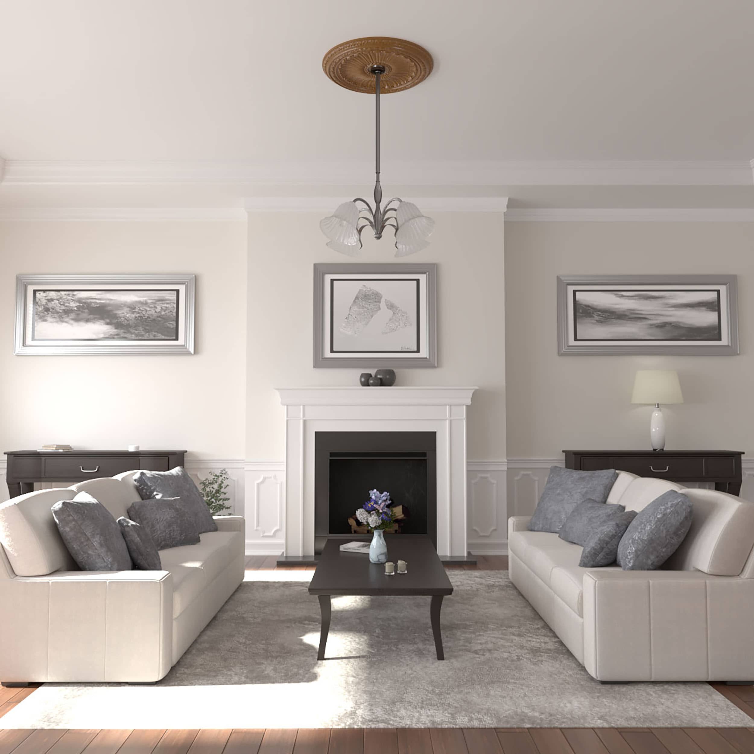 Ekena Millwork CM35VISTF Ceiling-Medallions - View #4