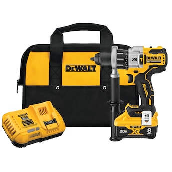 DEWALT XR POWER DETECT 1/2-in 20-volt Max-Amp Variable Speed Brushless Cordless Drill (1-Battery Included) in the Hammer Drills department at Lowes.com