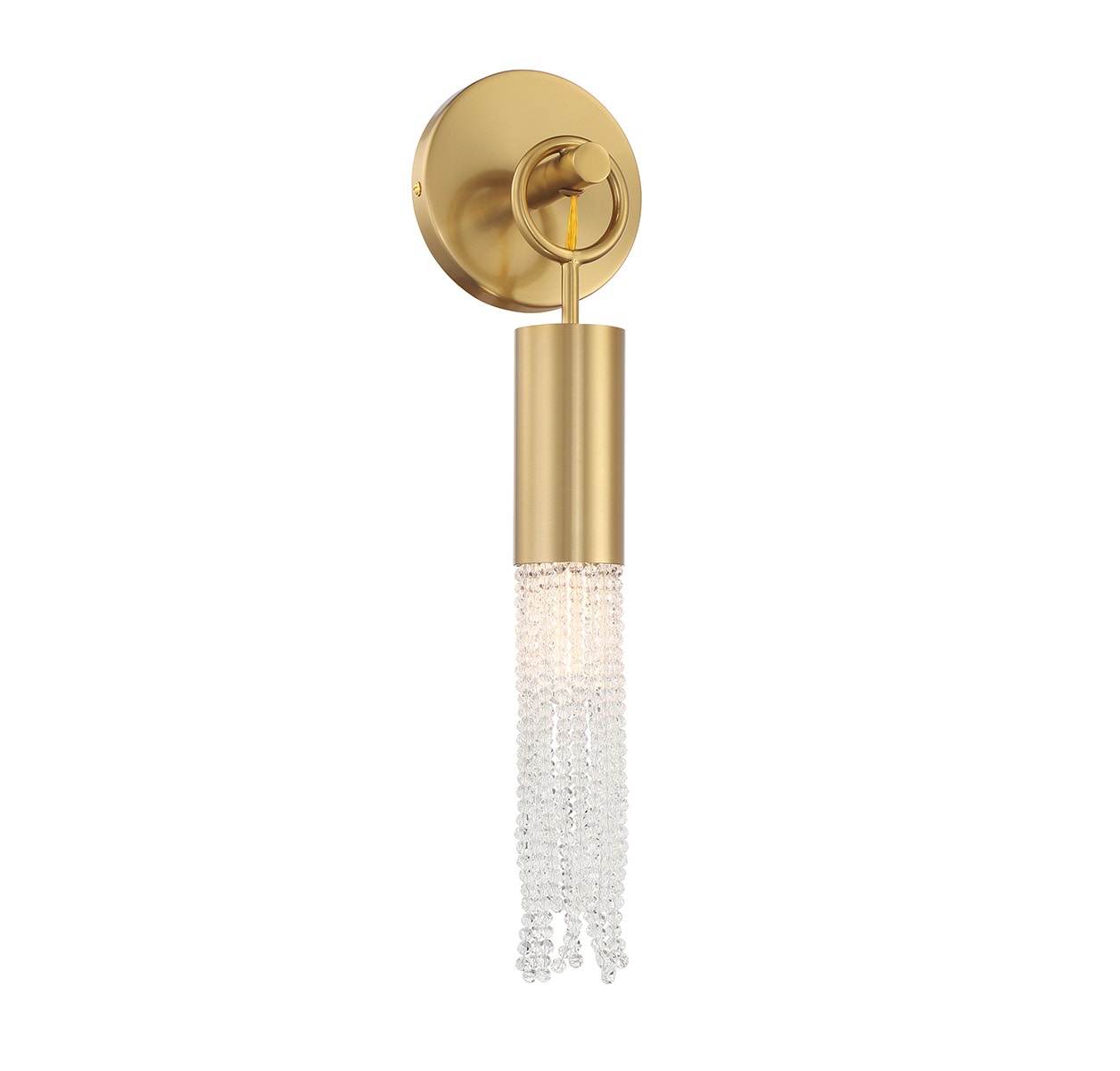 Savoy House 9-1364-1-322 Chelsea 5-in W 1 -Light Antique Brass Wall Sconce