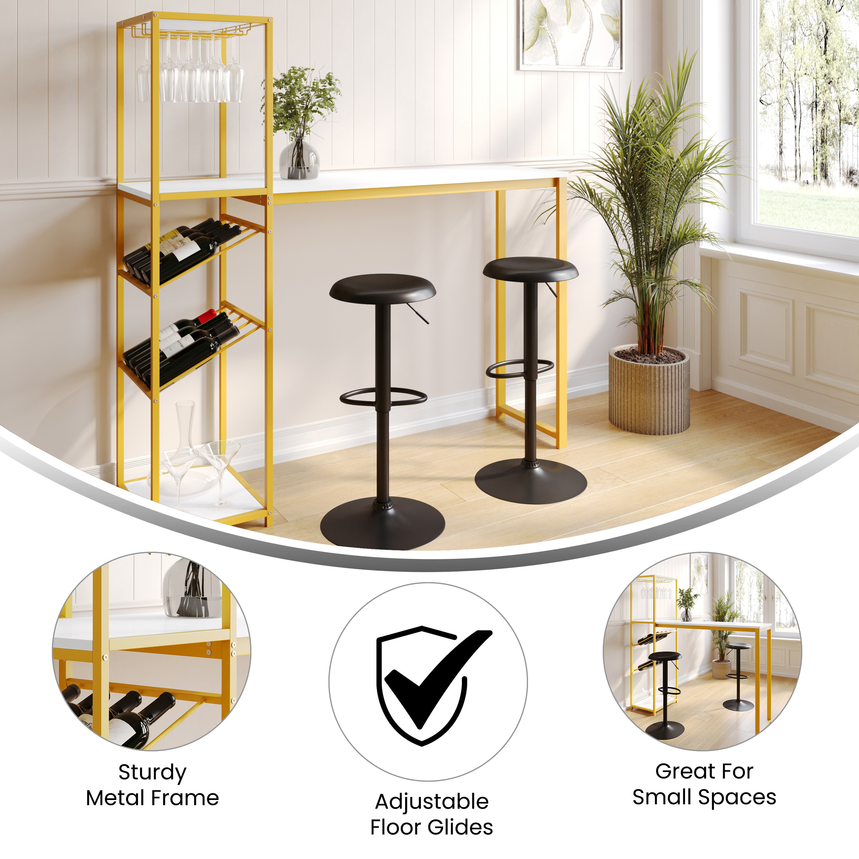 Flash Furniture 196861130014 Home-Bars - View #3