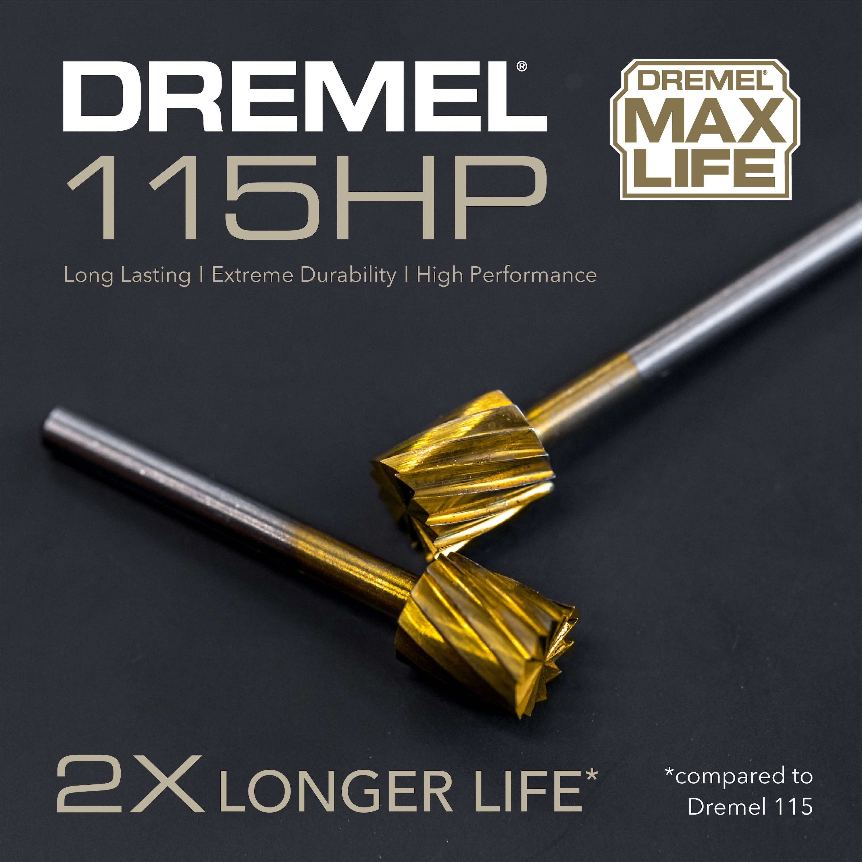 Dremel 11-Piece Diamond Grit Set Wood Engraving Bit Accessory Kit