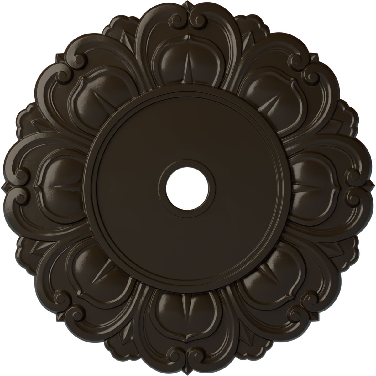 Ekena Millwork CM32ANSHF Angel 32.25-in W x 32.25-in L Painted Stone Hearth Polyurethane Whole Ceiling Medallion