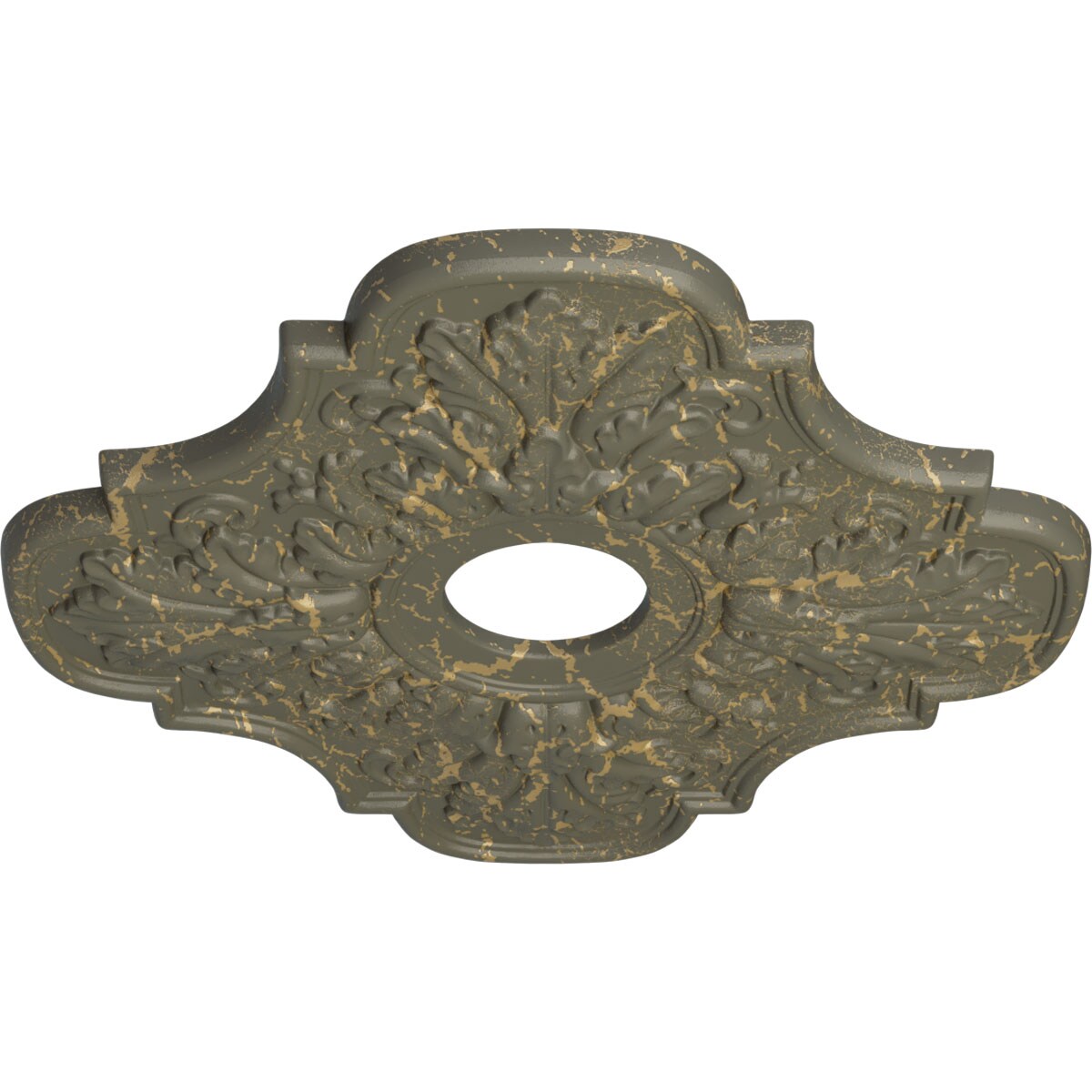 Ekena Millwork CM17PEWHC Ceiling-Medallions - View #2