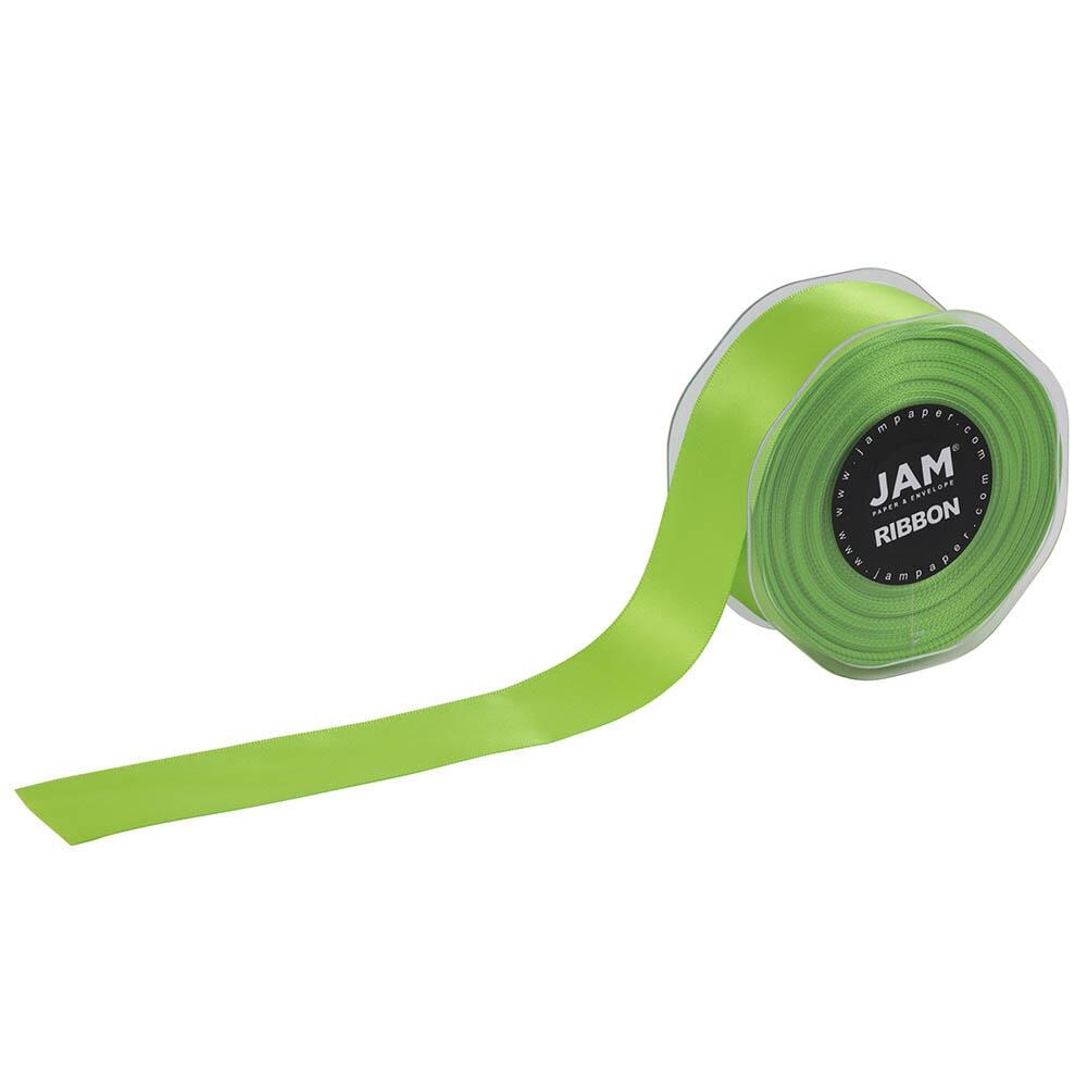 JAM Paper 75-ft L x 0.1-in W Lime Green Ribbon in the Decorative