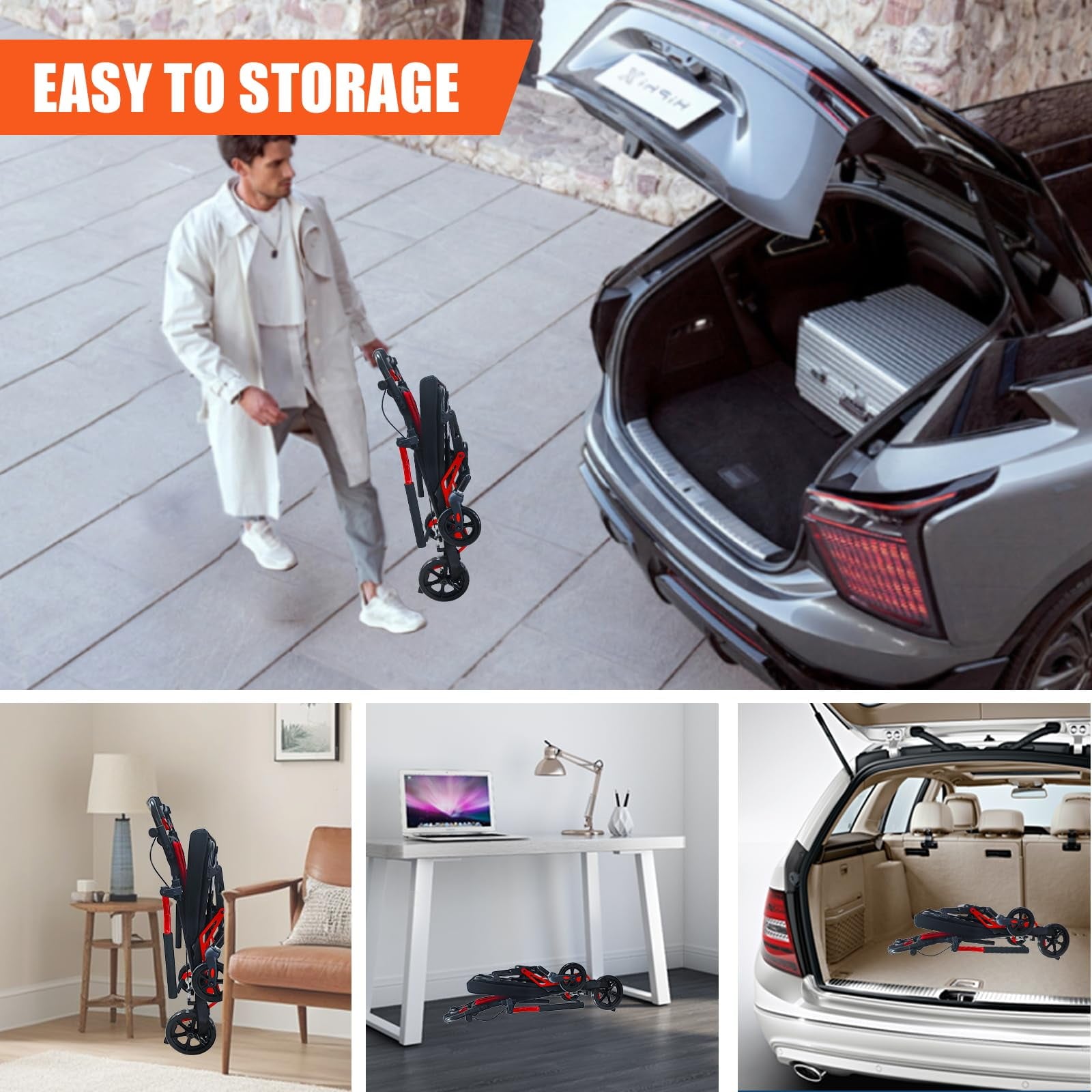 Kazeila Z1411-1-FWN009 Walkers-Wheelchairs-Rollators - View #7