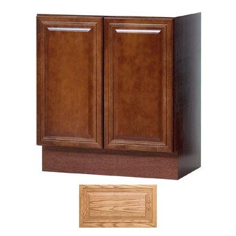 Medium Oak Bathroom Vanity Base Cabinet