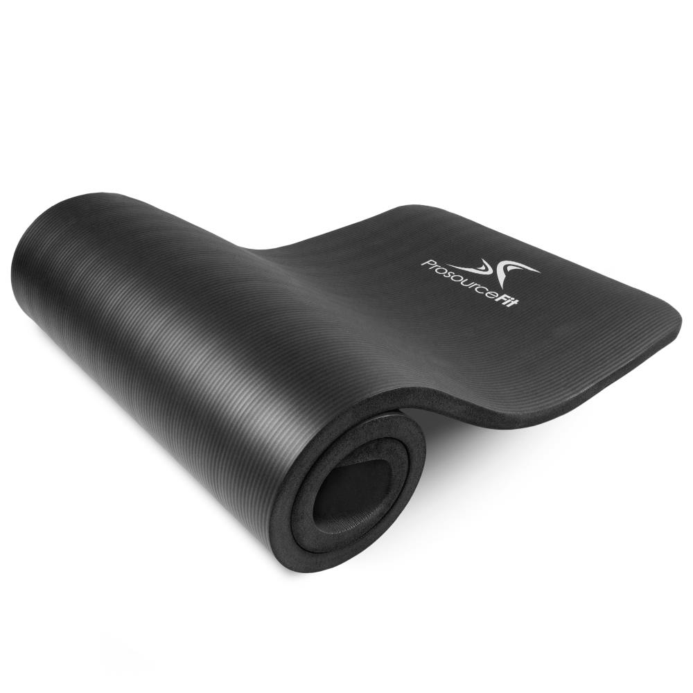 ProsourceFit NBR Extra Thick 1-mm Yoga Mat with Carrying Strap in the Yoga  Mats department at